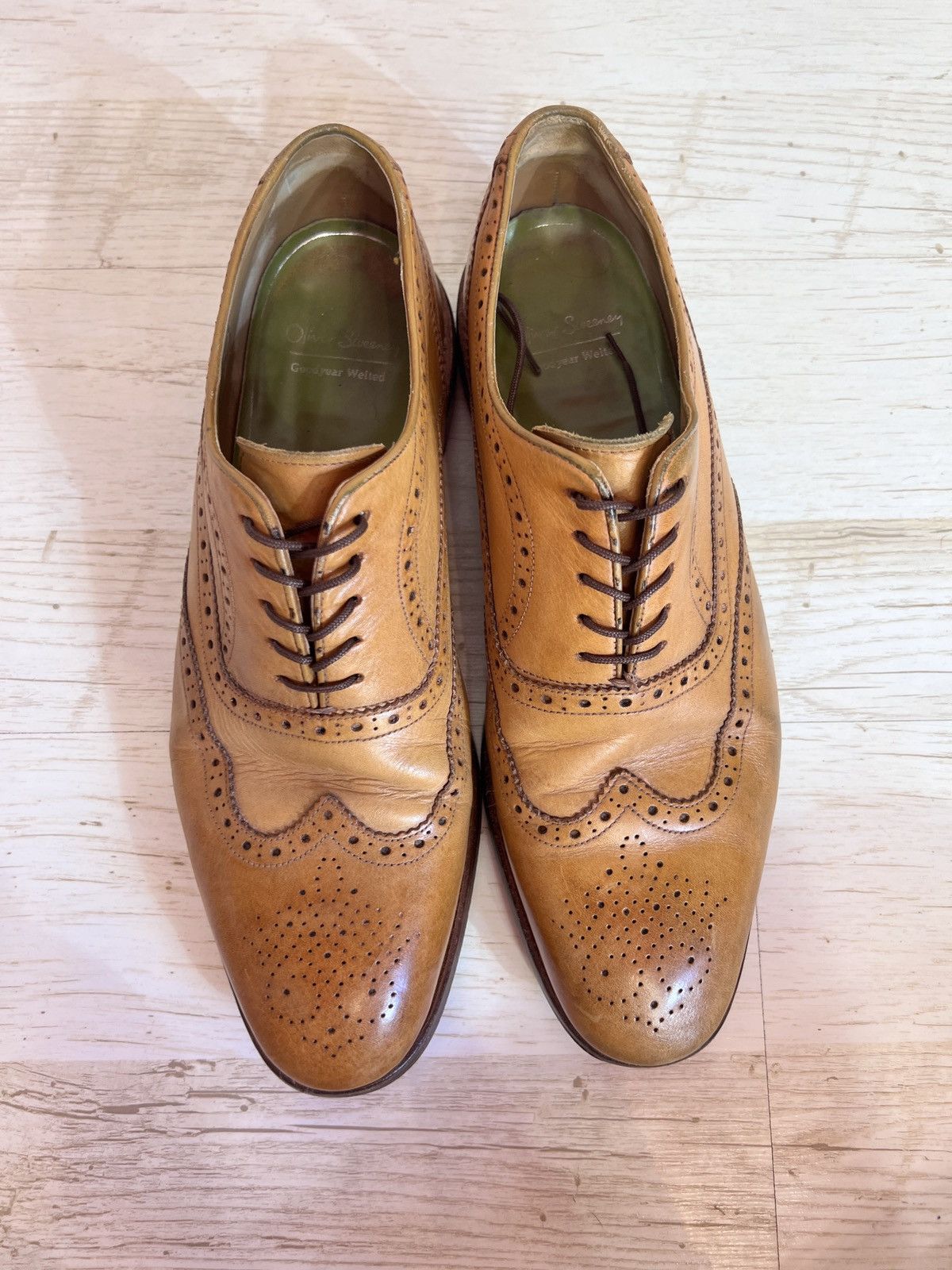 Oliver Sweeney Aldeburgh Leather Brogue Oxford Shoes in Brown, Men's (Size 11) — image 4 of 6