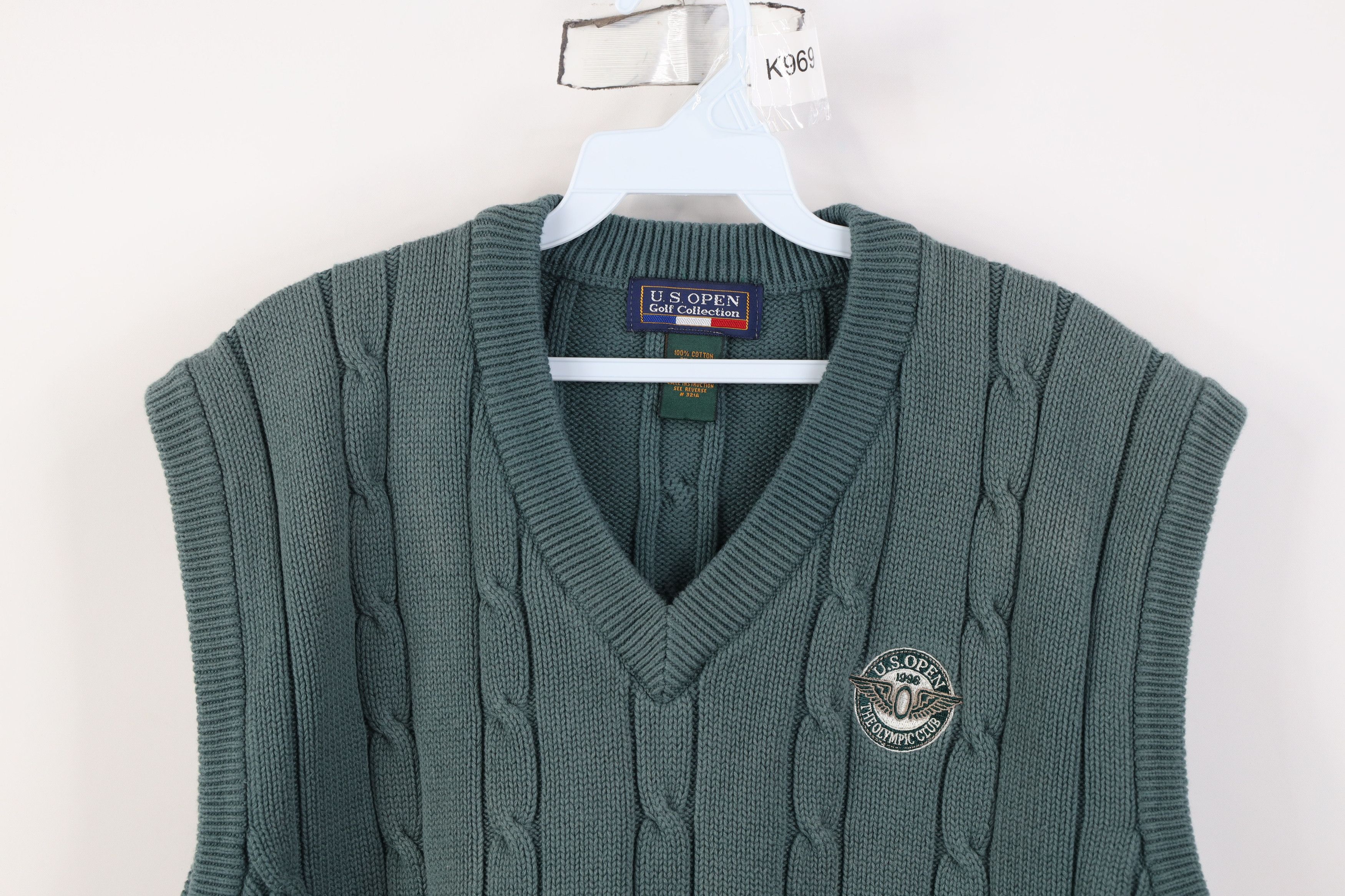 Vintage Vintage 90s 1996 US Open Olympic Club Golf Cable Sweater Size US XL / EU 56 / 4 - 2 Thumbnail