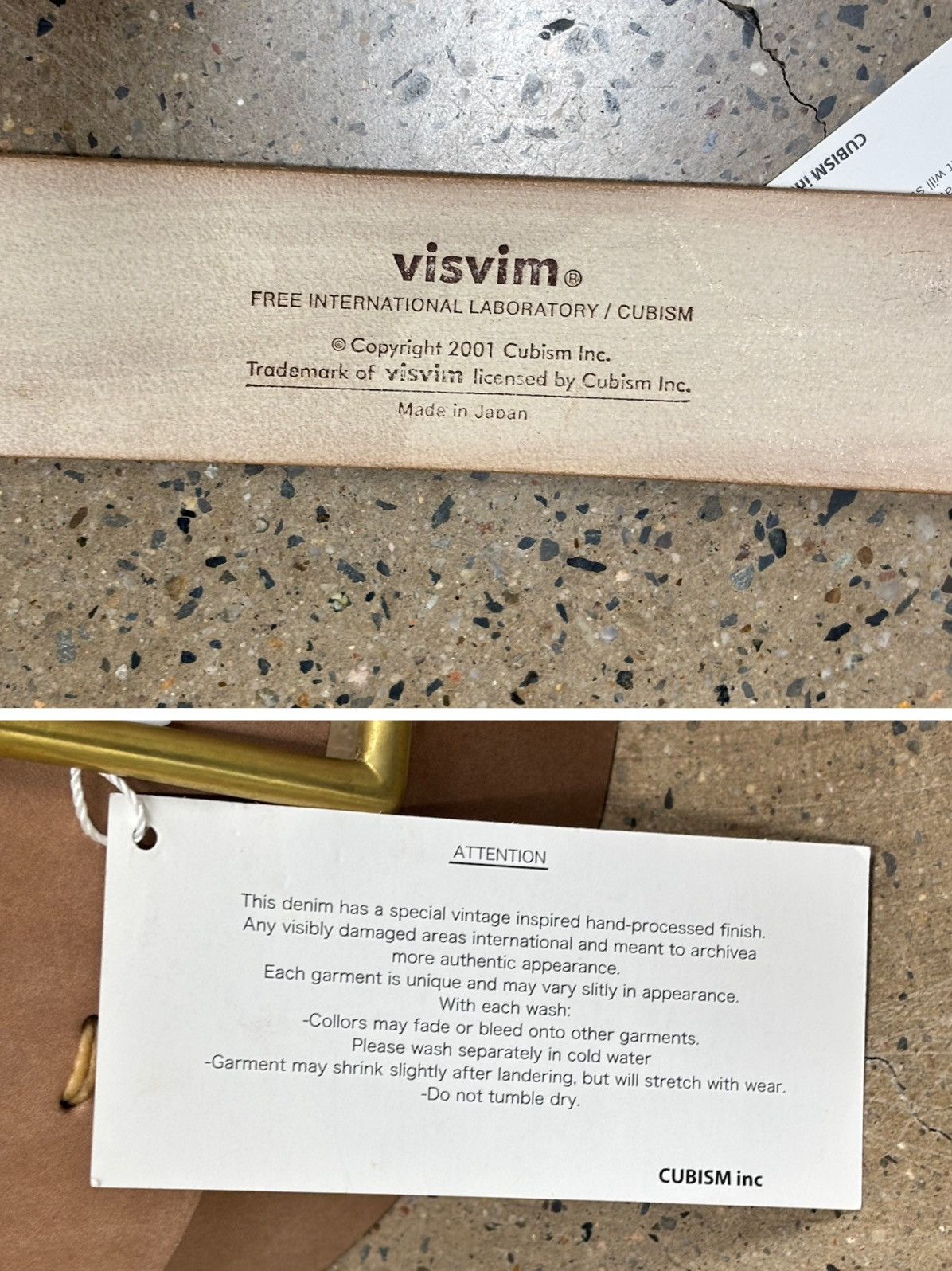 Visvim Visvim 25ss PLAIN BELT 45MM Horsehide Horween Natural W38 Size 38 - 6 Thumbnail