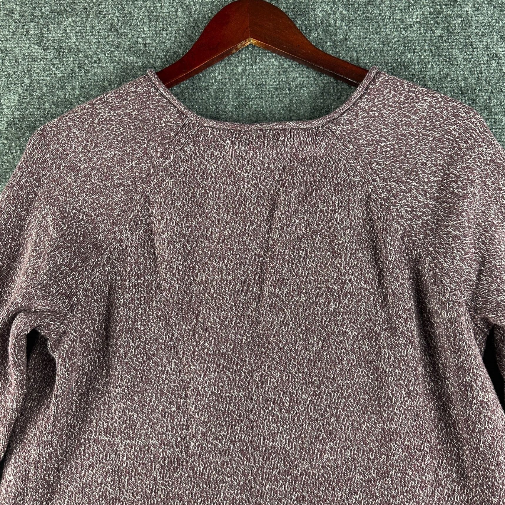 Eddie Bauer Eddie Bauer Sweater Womens Large Purple Cotton Blend Knit Long Sleeve Pullover Size L / US 10 / IT 46 - 7 Thumbnail