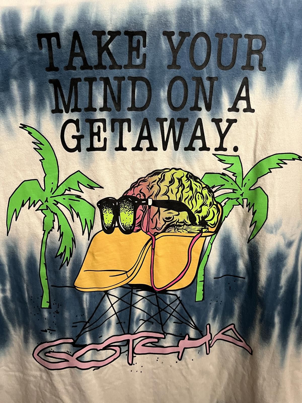 Gotcha Y2K Gotcha Surf T-shirt Take Your Mind on a Getaway Tee - M Size US M / EU 48-50 / 2 - 5 Thumbnail