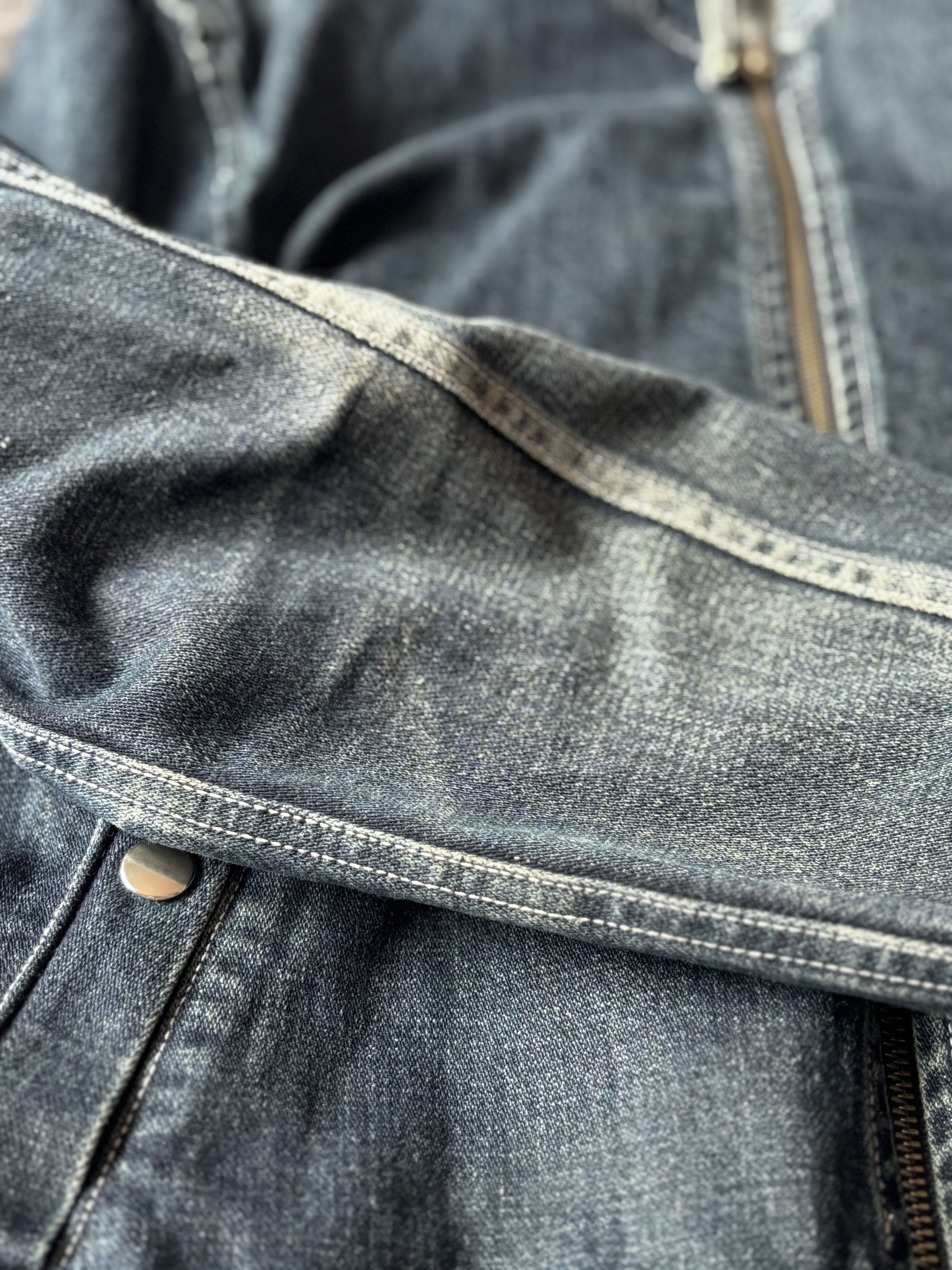 Our Legacy SS15 Our Legacy Japanese Raw Denim Bomber 46 Size US S / EU 44-46 / 1 - 9 Thumbnail