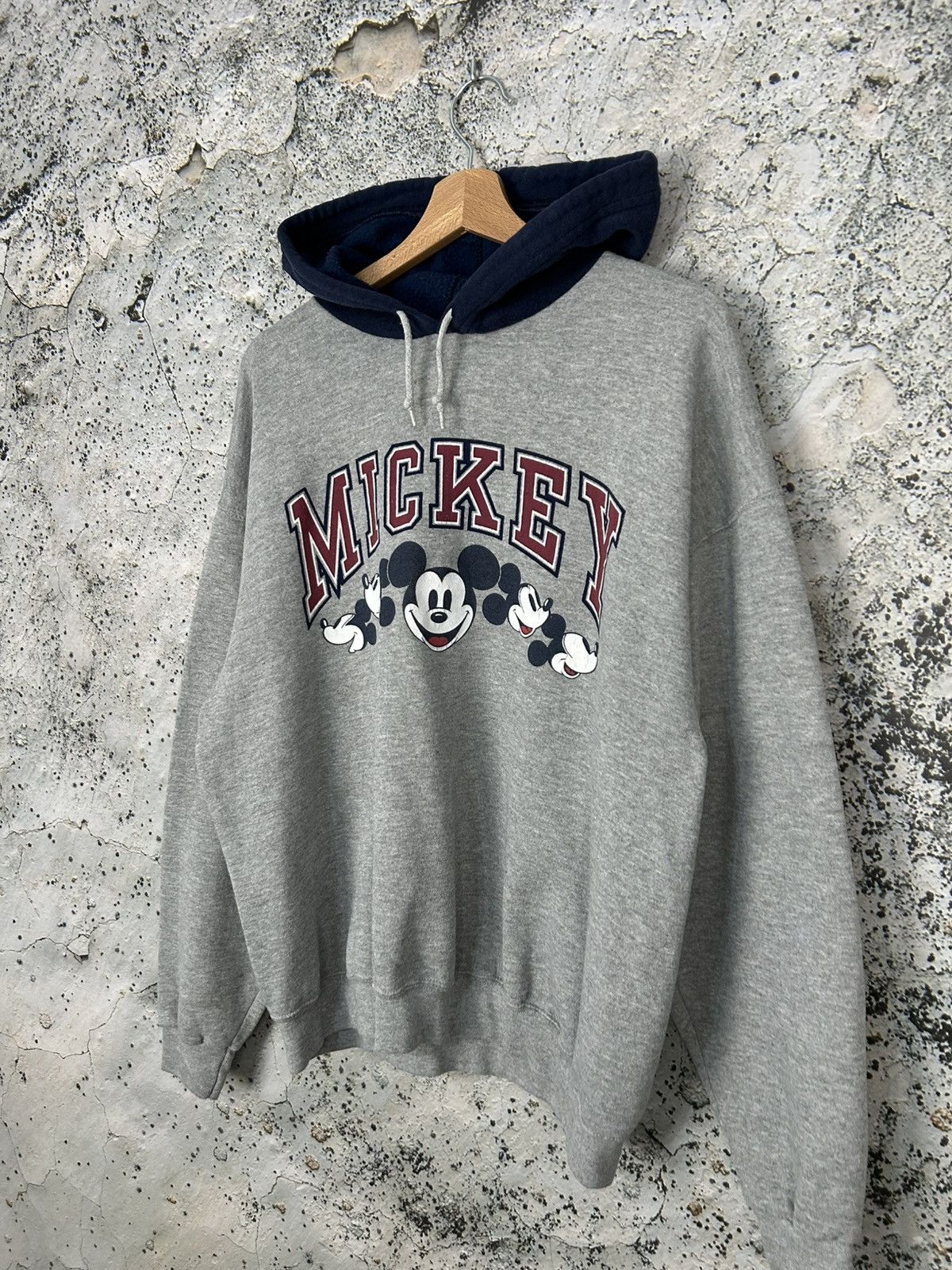 Disney Vintage Disney Mickey Mouse Archive 90s Boxy Hoodie Size US L / EU 52-54 / 3 - 2 Thumbnail