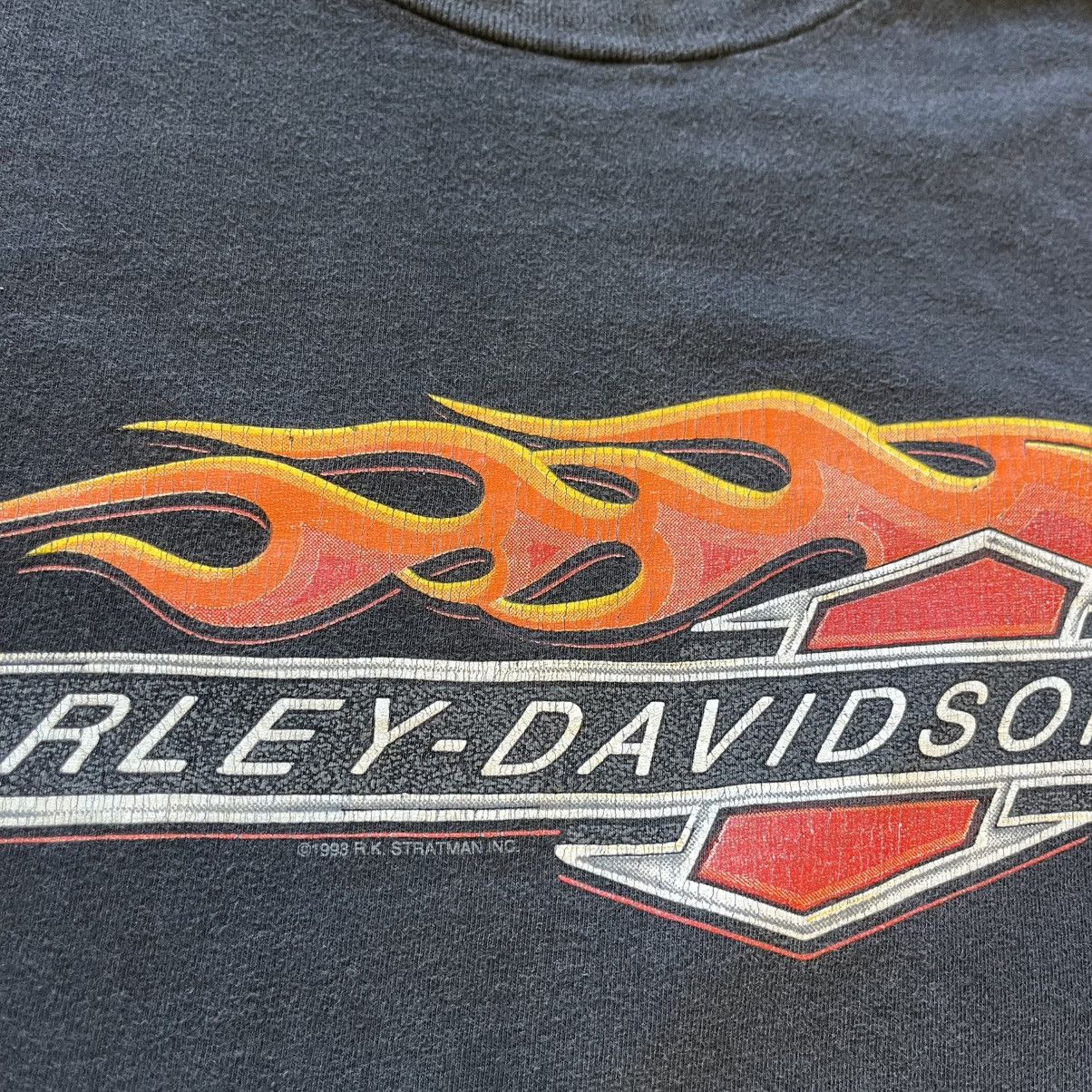 Harley Davidson Vintage 90s Harley Davidson Flames T Shirt XL Grunge ERD Size US XL / EU 56 / 4 - 6 Thumbnail