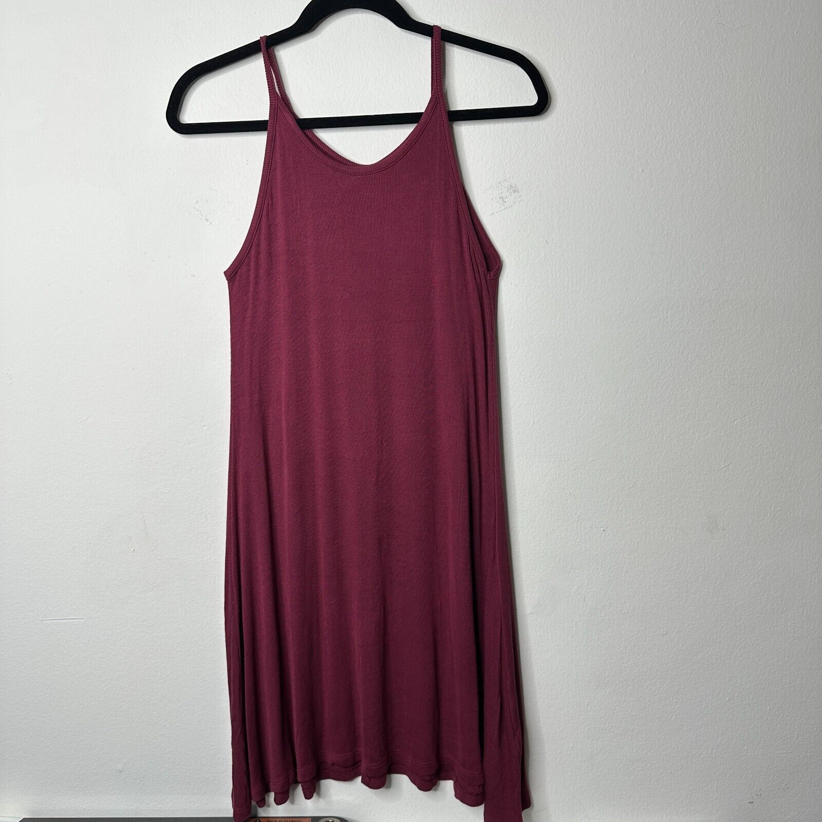 Old Navy Old Navy Soft Burgundy Swing Summer Tank Dress Above Knee S Size S / US 4 / IT 40 - 4 Thumbnail