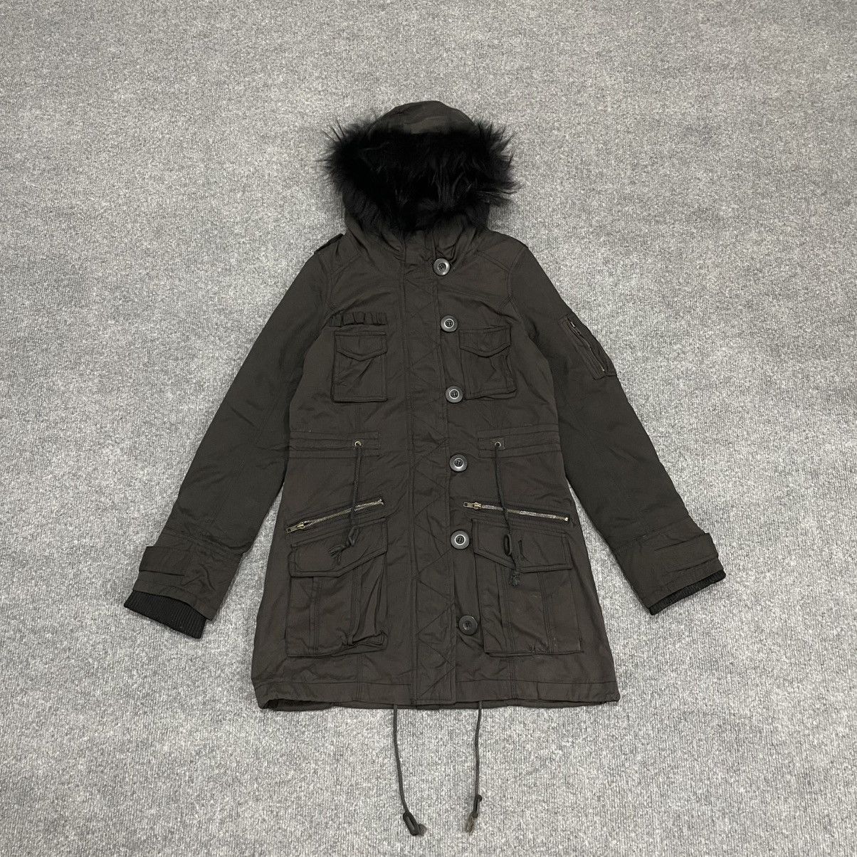 Japanese Brand Japanese Ingni Military Parka Racoon Hood Vkei Apocalypse Size US S / EU 44-46 / 1 - 1 Thumbnail