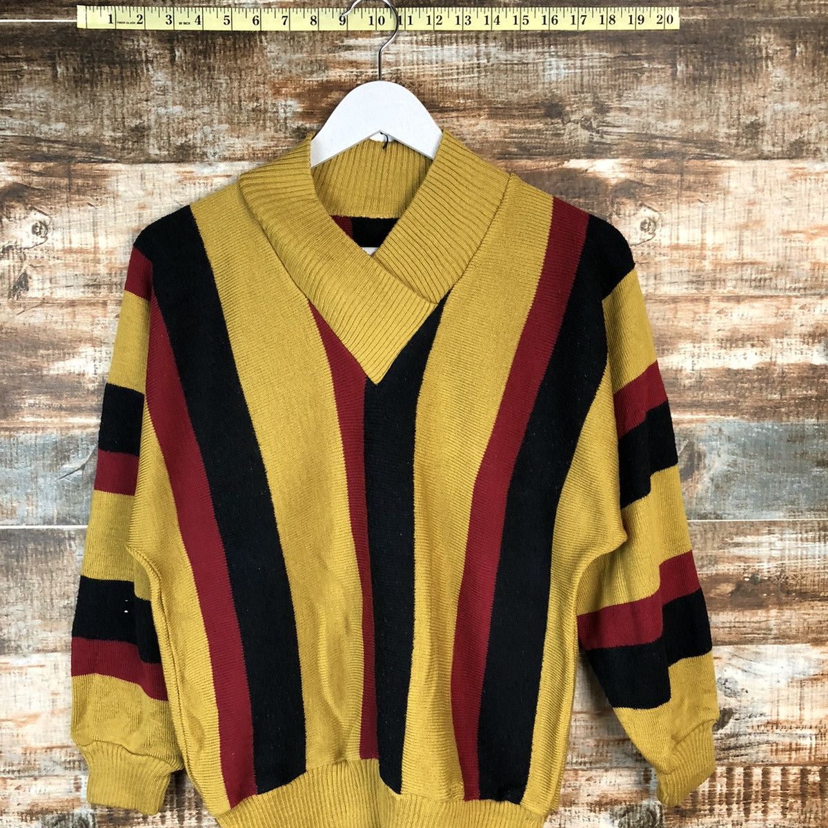 Vintage Japanese Brand Yellow Knitwear #A1634 Size M / US 6-8 / IT 42-44 - 5 Thumbnail