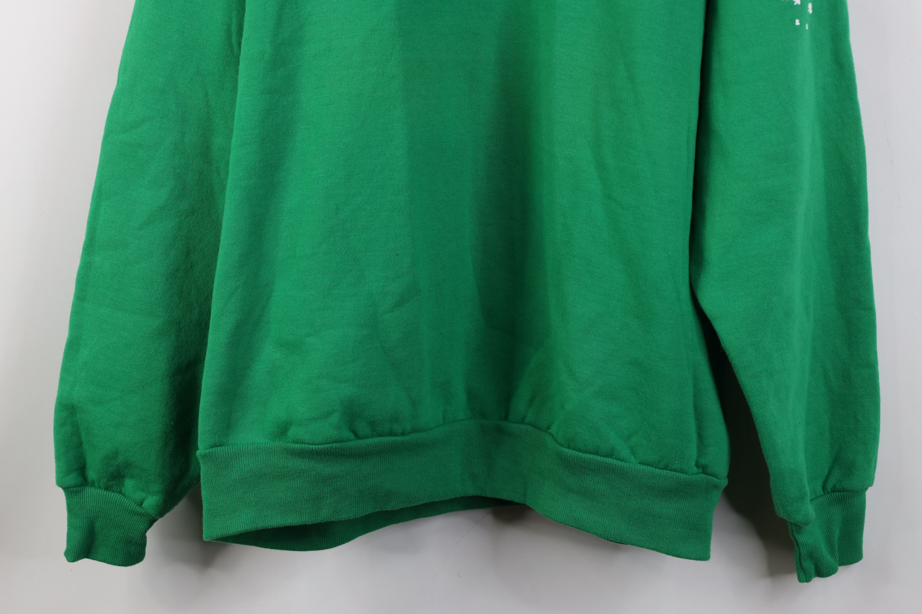 Vintage Vintage 90s Streetwear Clover St Patricks Day Sweatshirt Size XL / US 12-14 / IT 48-50 - 3 Thumbnail