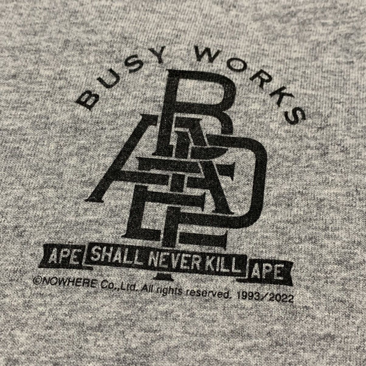 Bape Bape Medium Archive Multi Logo Grey Tee A Bathing Ape 2022 Size US M / EU 48-50 / 2 - 4 Thumbnail