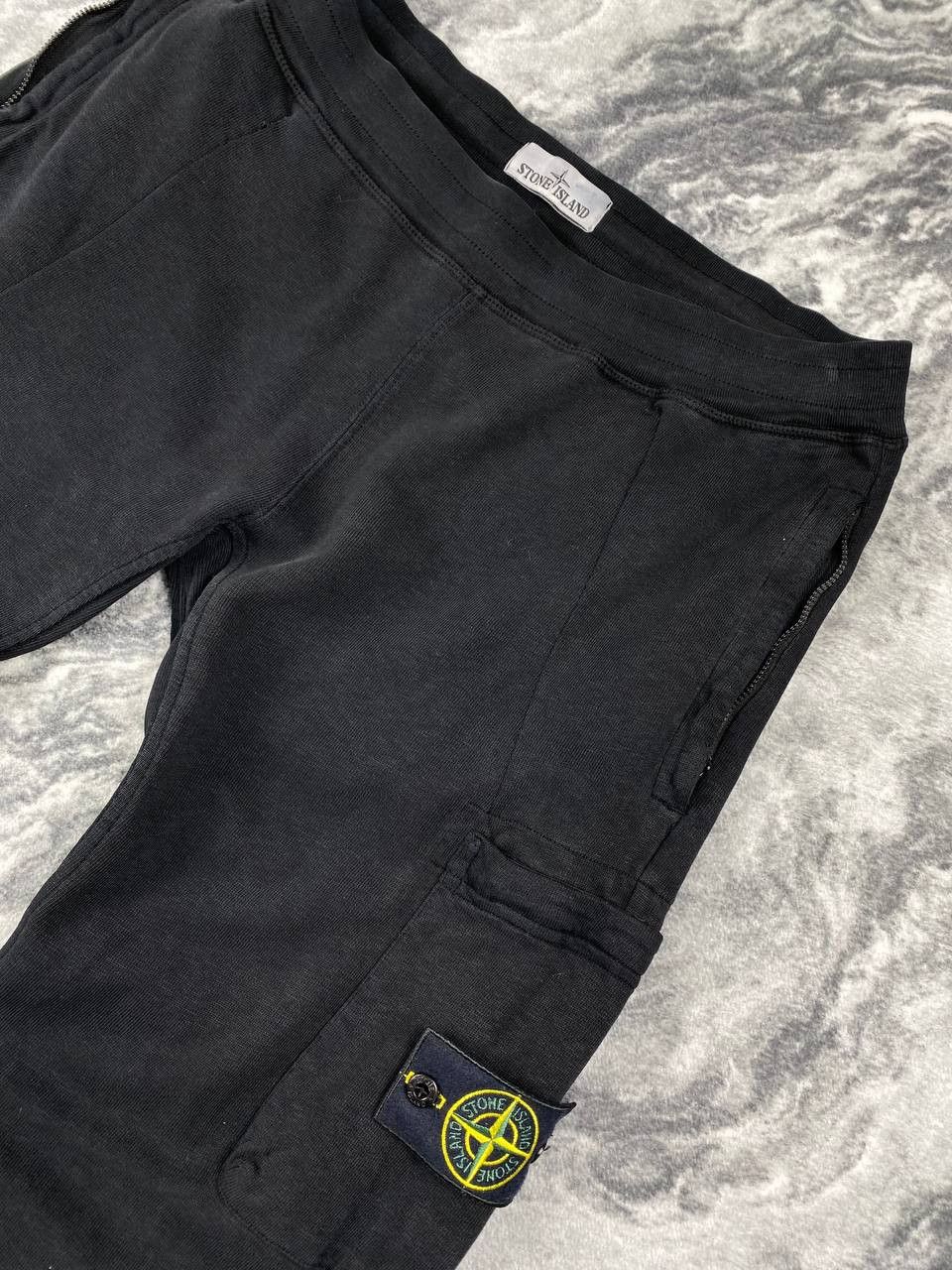 Stone Island Stone Island Fleece Garment Dyed Cargo Pants Sweatpants Men Size US 34 / EU 50 - 2 Thumbnail