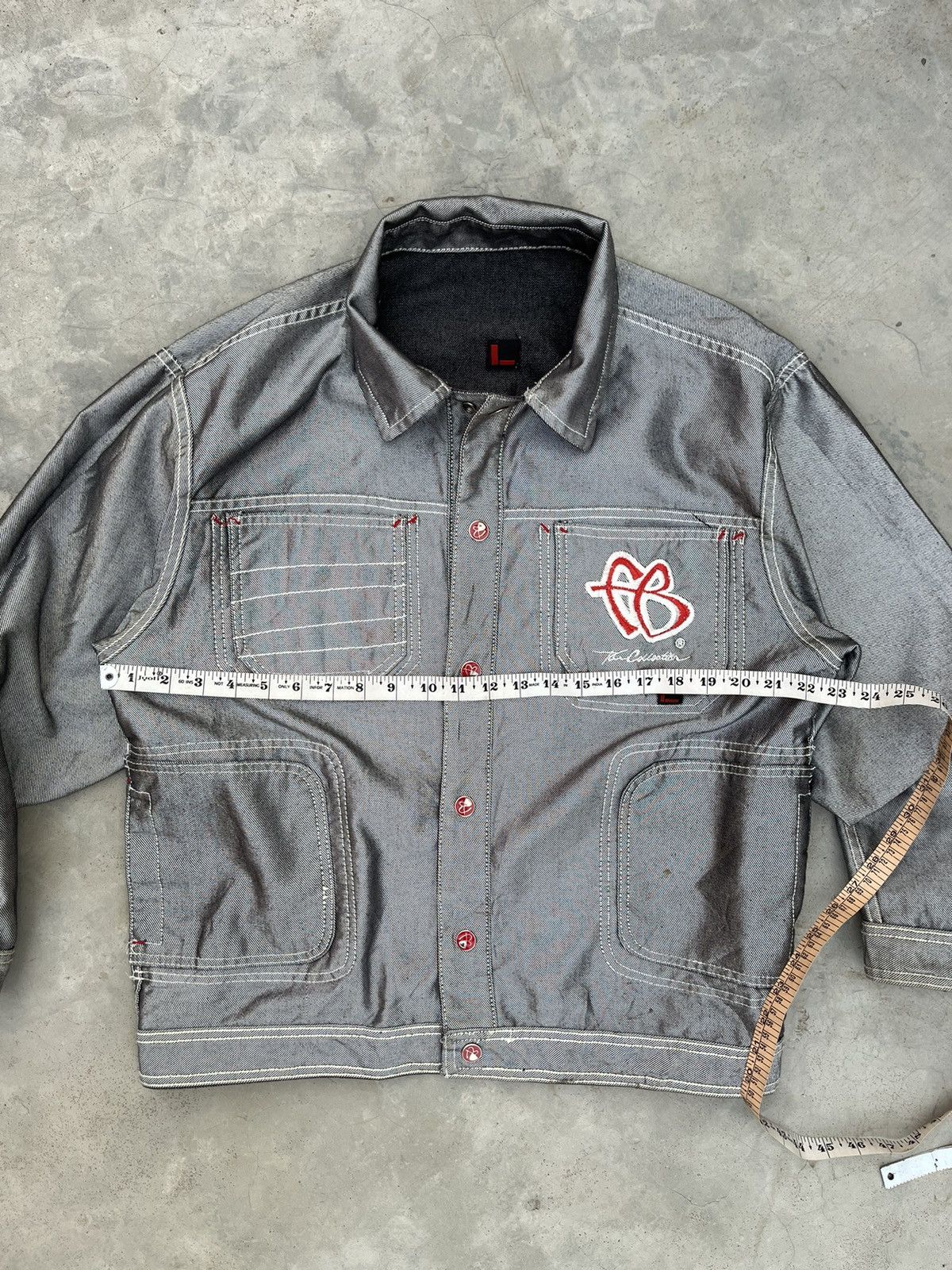 Fubu SUPER RARE FUBU REVERSIBLE RAW DENIM JACKET 👹 Size US S / EU 44-46 / 1 - 9 Thumbnail