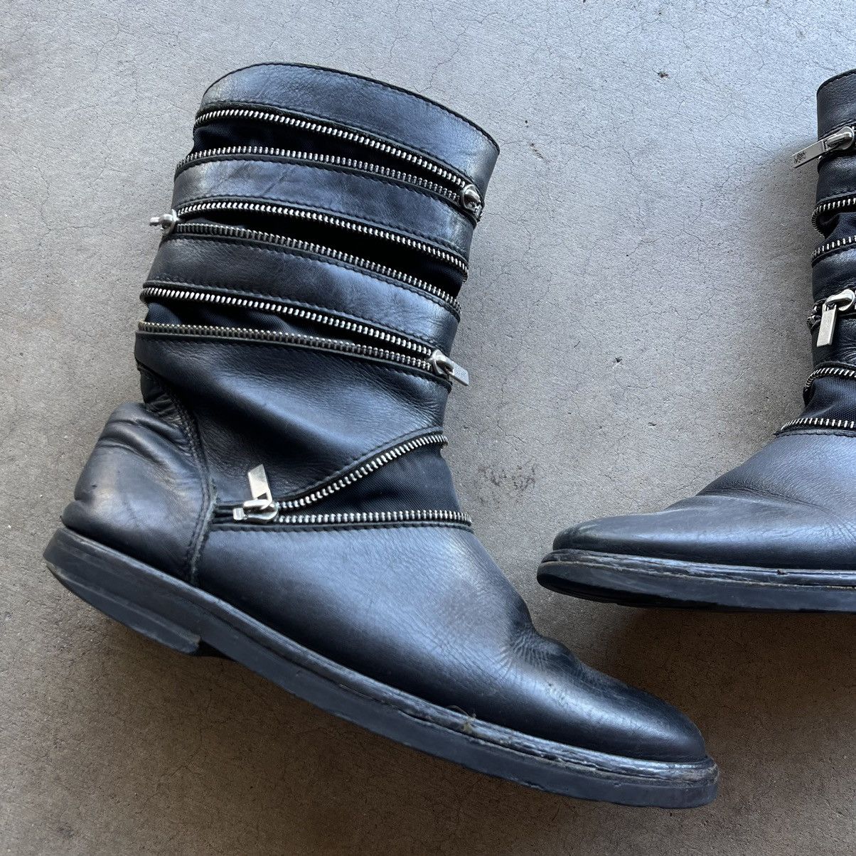 Raf Simons Raf Simons SS06 Accordion Zipper Boots Size US 9.5 / EU 42-43 - 2 Thumbnail