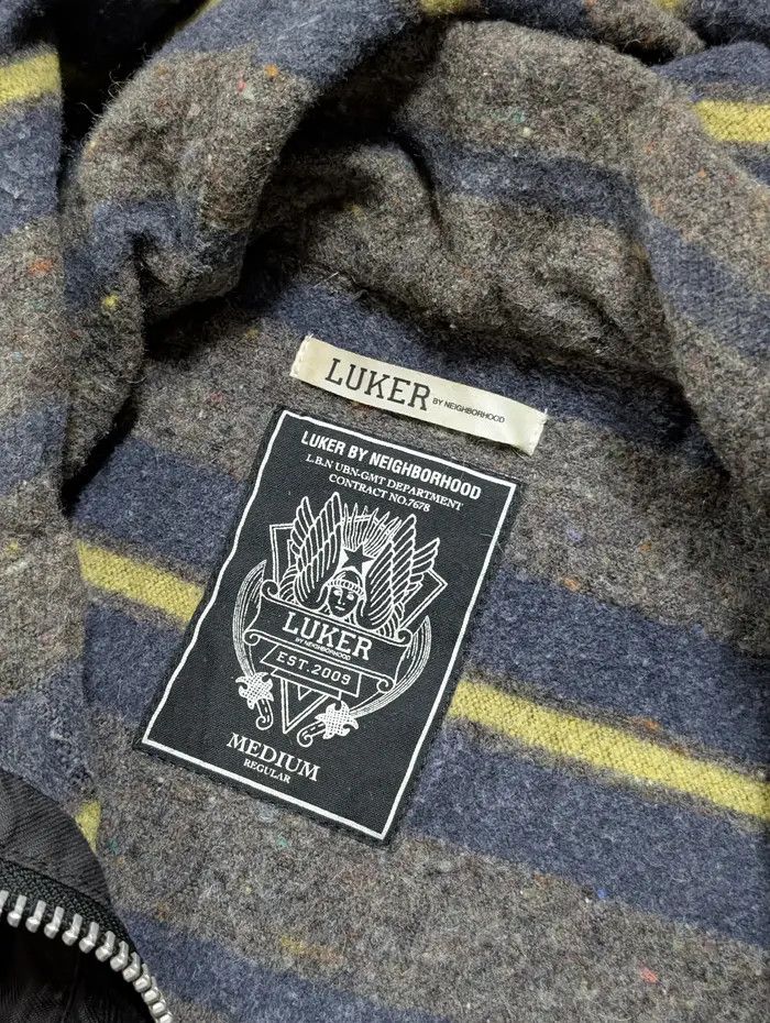 Japanese Brand × Neighborhood Luker Neighborhood Blanket Bomber Jacket Detachable Hoodie Size US M / EU 48-50 / 2 - 7 Thumbnail