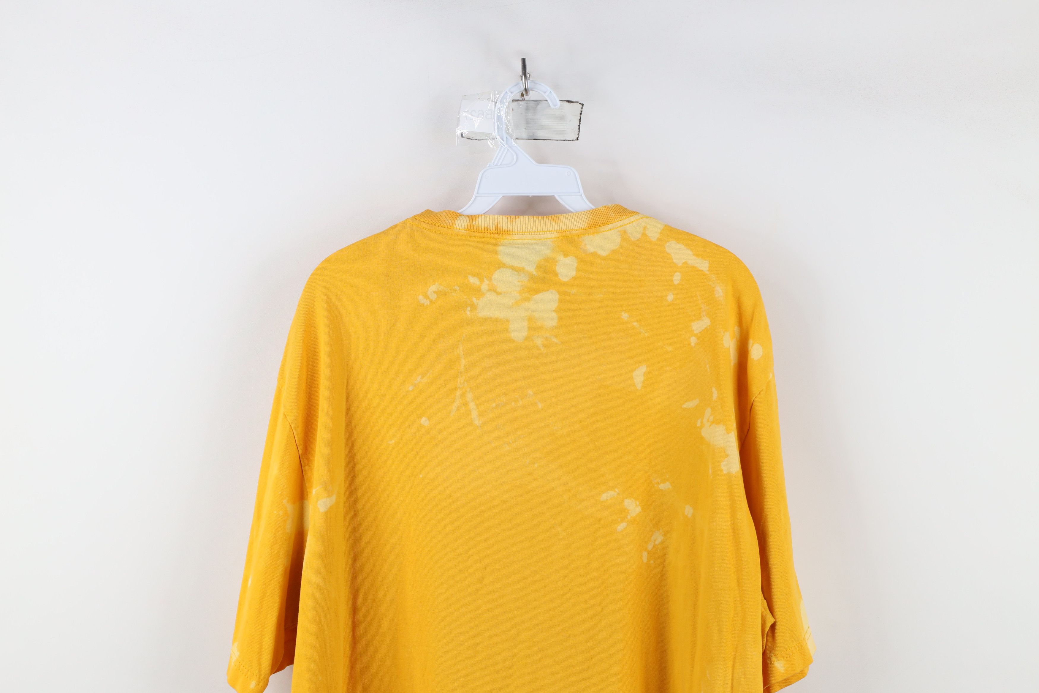 Nautica × Vintage Vintage 90s Nautica Competition Acid Wash T-Shirt Yellow USA Size US L / EU 52-54 / 3 - 13 Thumbnail