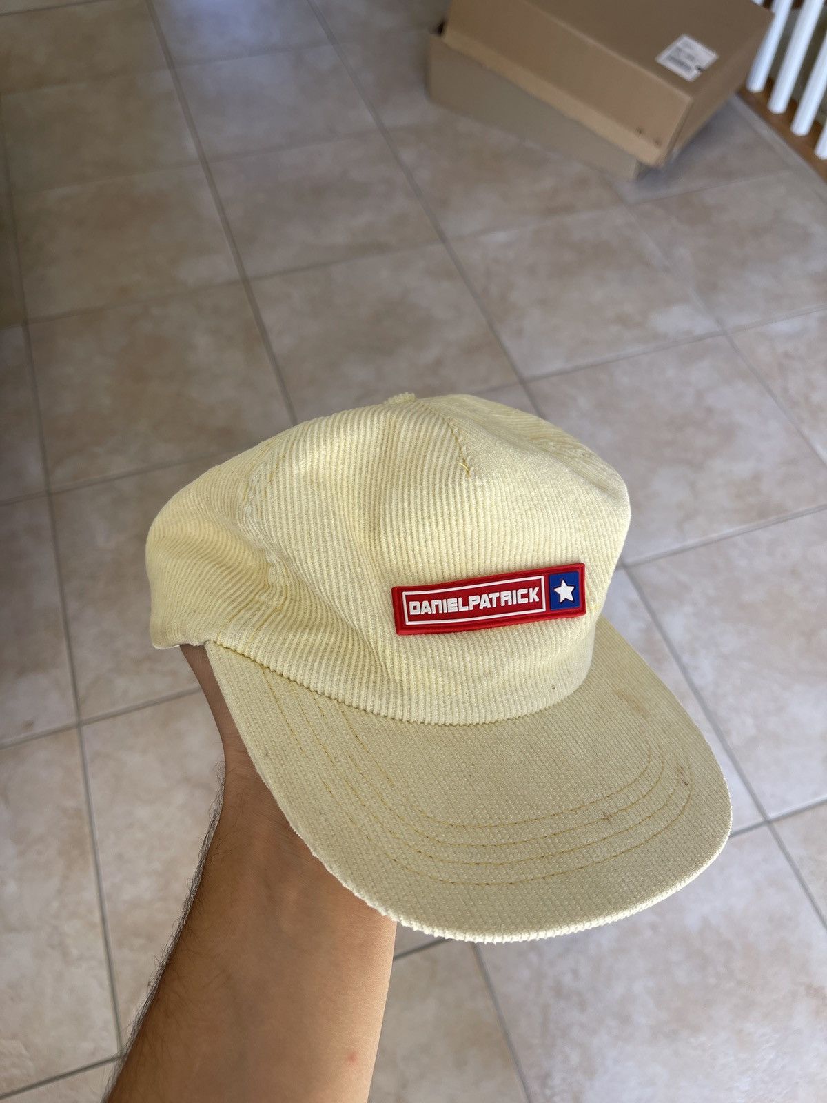 Daniel Patrick Daniel Patrick Yellow SnapBack Corduroy Cap Size ONE SIZE - 5 Thumbnail