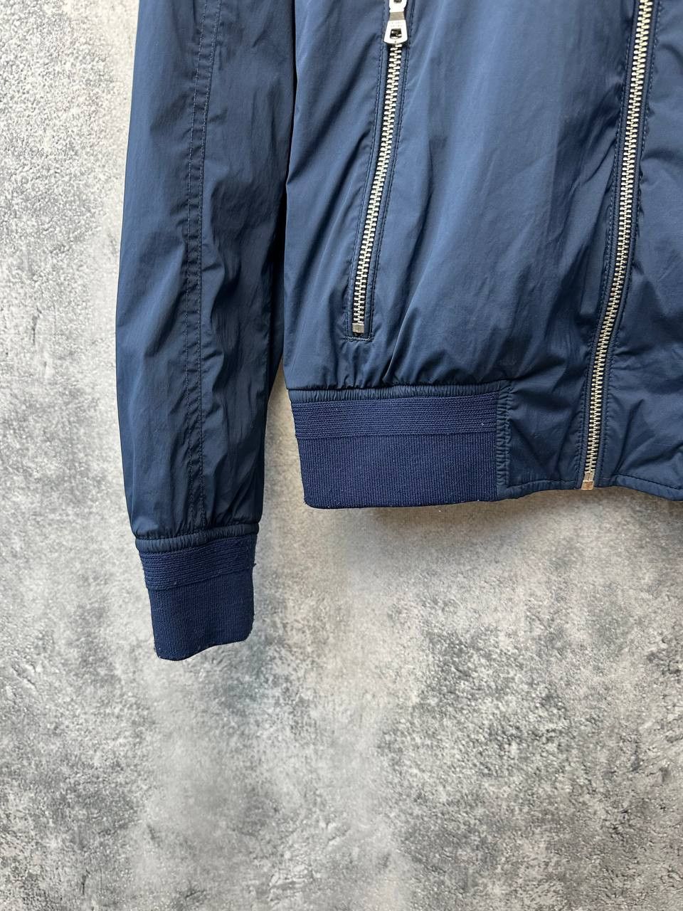 Designer Orlebar Brown Jacket Maddox Nylon Bomber Navy Blue Size S / US 4 / IT 40 - 7 Thumbnail
