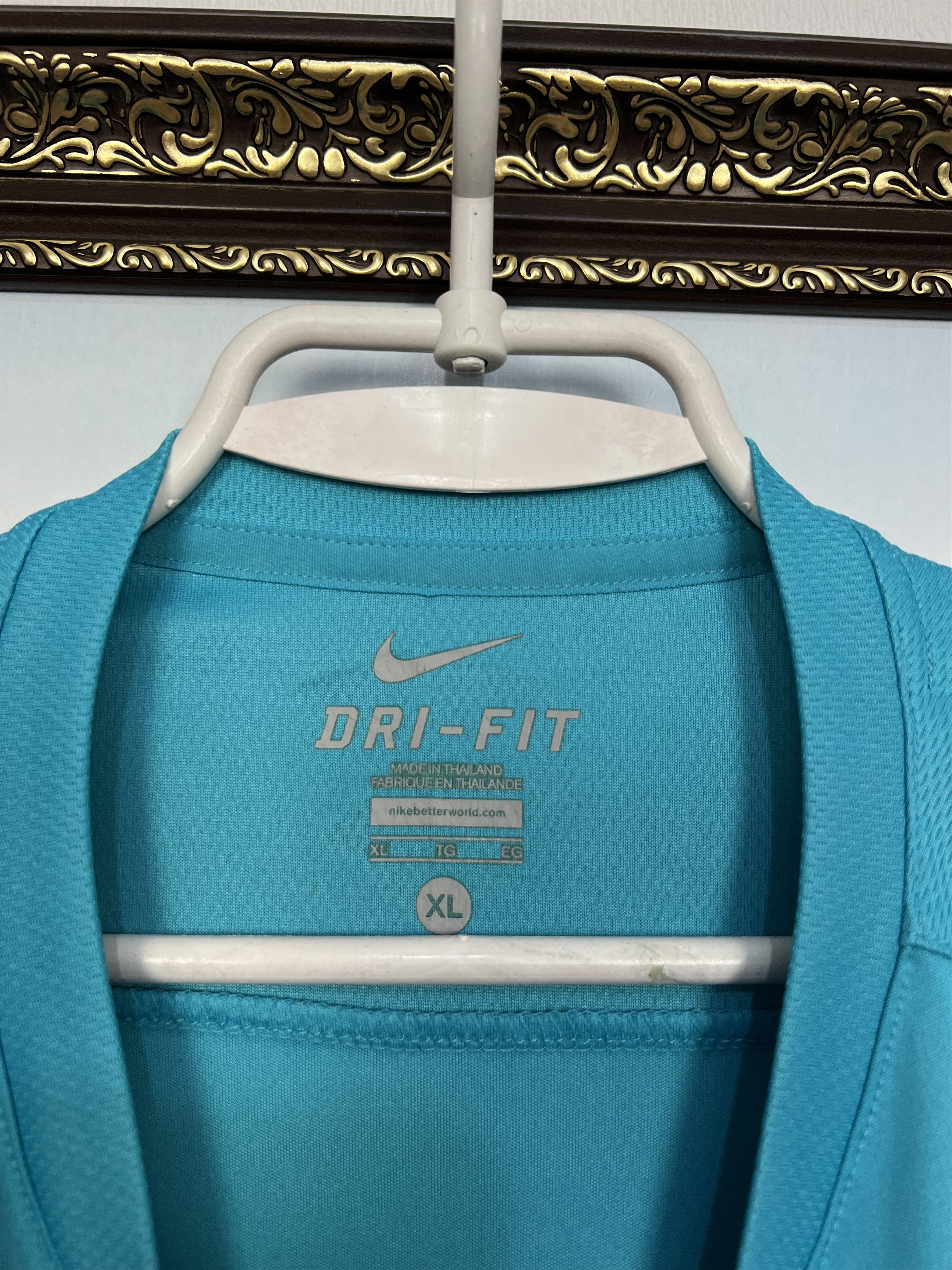 Nike Vintage Brazil Football Shirt Soccer Train Jersey Trikot Size US XL / EU 56 / 4 - 6 Thumbnail