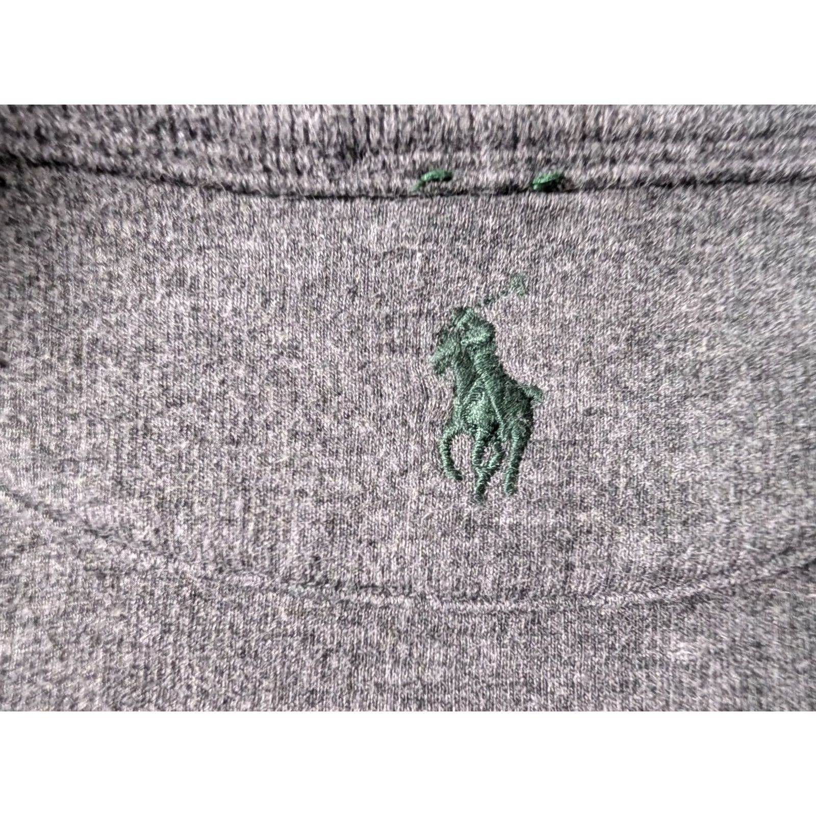 Polo Ralph Lauren Polo Ralph Lauren Sweater L Mens Mock Neck 1/4 Zip Reversible Patch Green & Gray Size US L / EU 52-54 / 3 - 2 Thumbnail