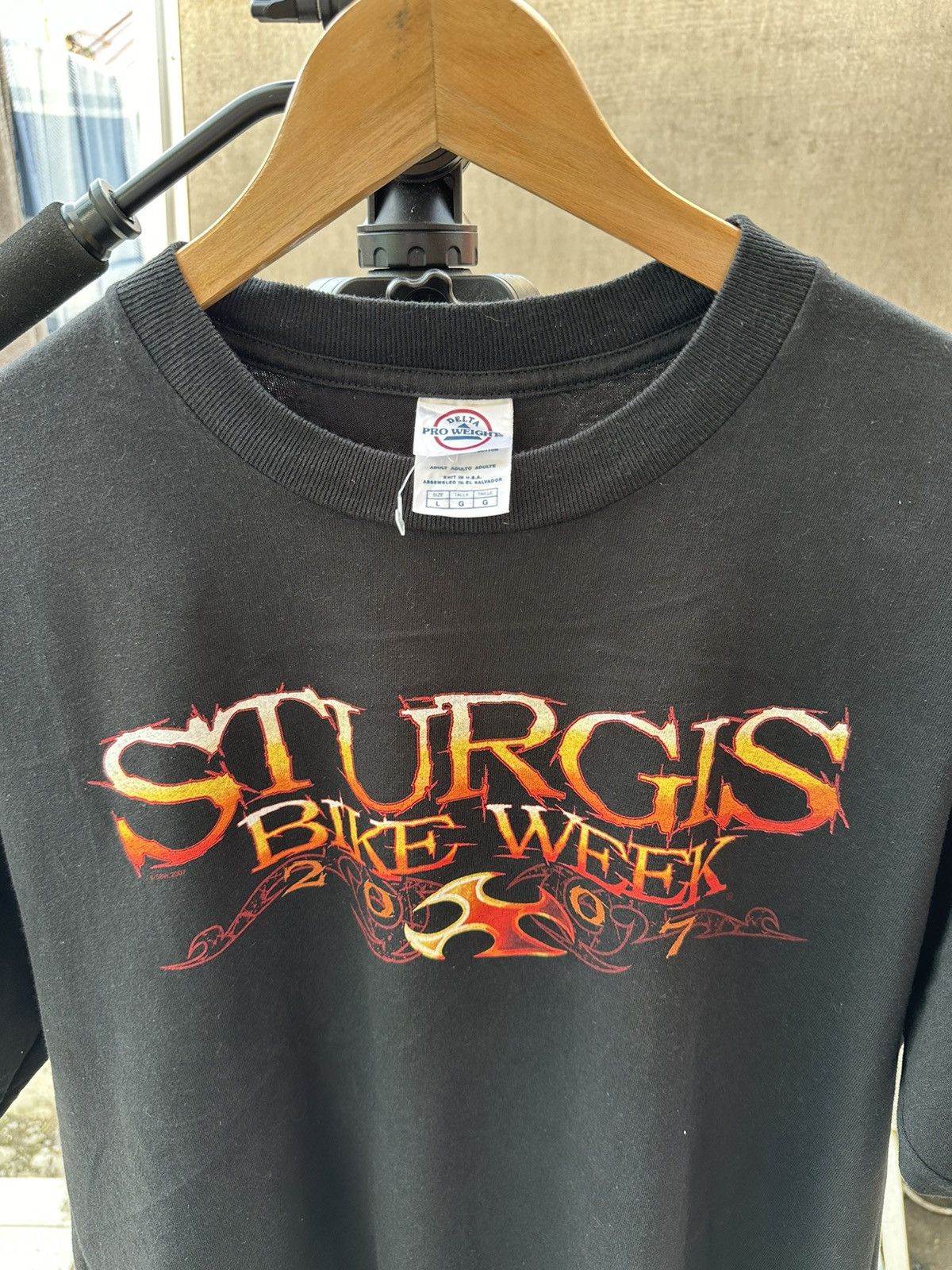 Harley Davidson × Vintage Sturgis Bike Week 2007 T Shirt Vintage Harley Davidson Biker Size US L / EU 52-54 / 3 - 2 Thumbnail