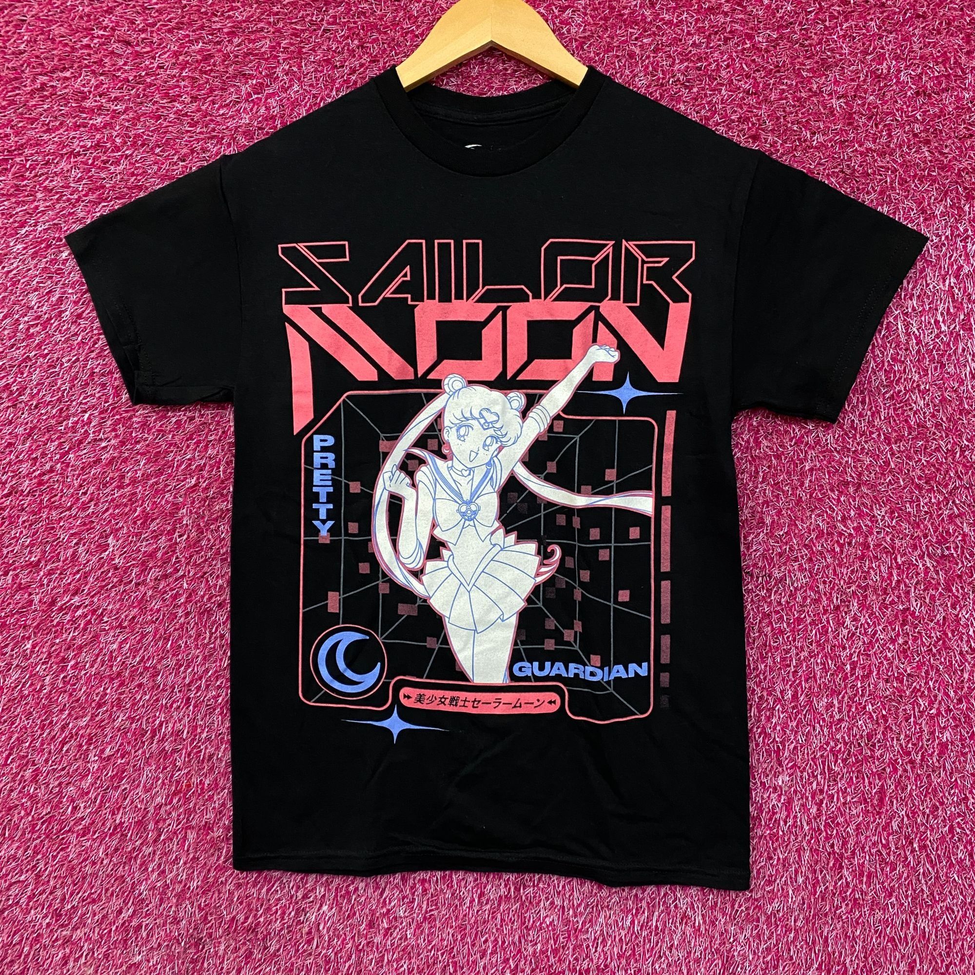 Anime Pretty Guardians Sailor Moon Vaporwave Portrait Anime Graphi Size US S / EU 44-46 / 1 - 1 Thumbnail