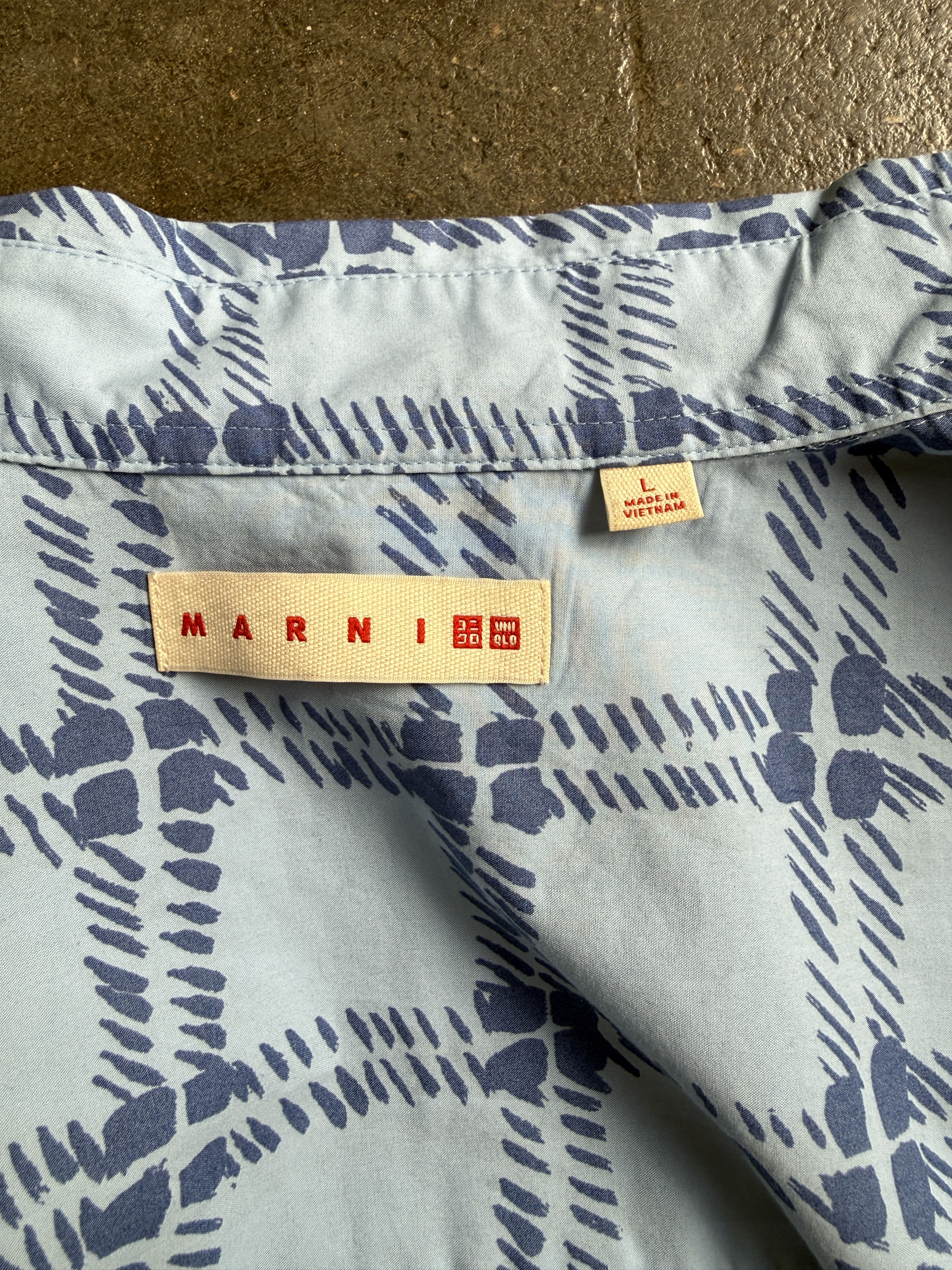 Marni × Uniqlo Marni Beautiful Oversized Shirt Size US L / EU 52-54 / 3 - 12 Thumbnail