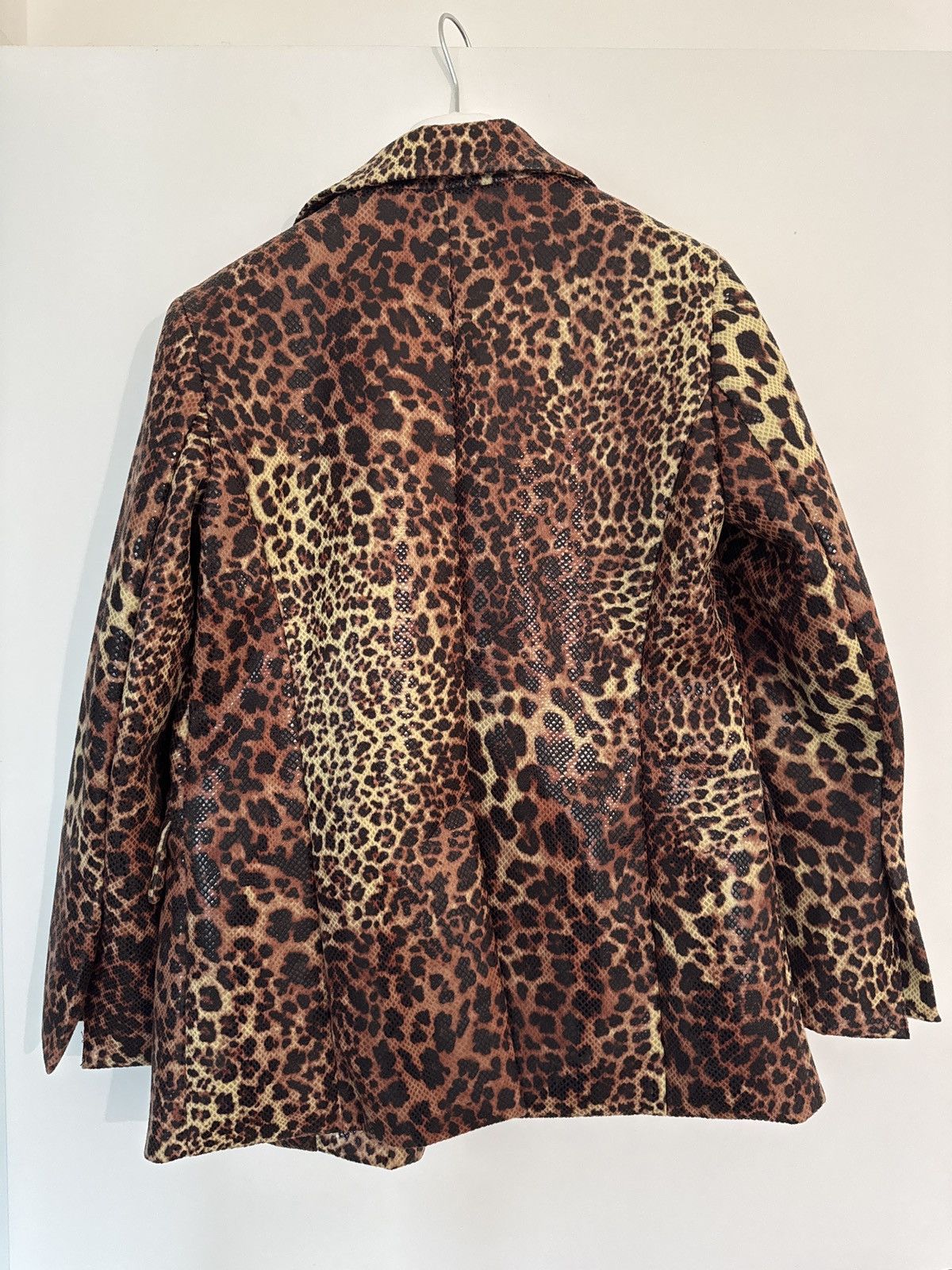 STAND STUDIO Stand Studio Leopard Blazer – Faux Leather Animal Print Size XS / US 0-2 / IT 36-38 - 3 Thumbnail