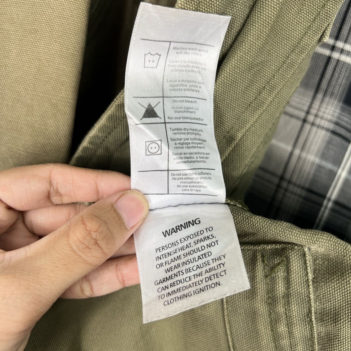 Carhartt 🔥 CARHARRT DYED FADED DISTRESSED WORKER JACKET Size US M / EU 48-50 / 2 - 18 Thumbnail