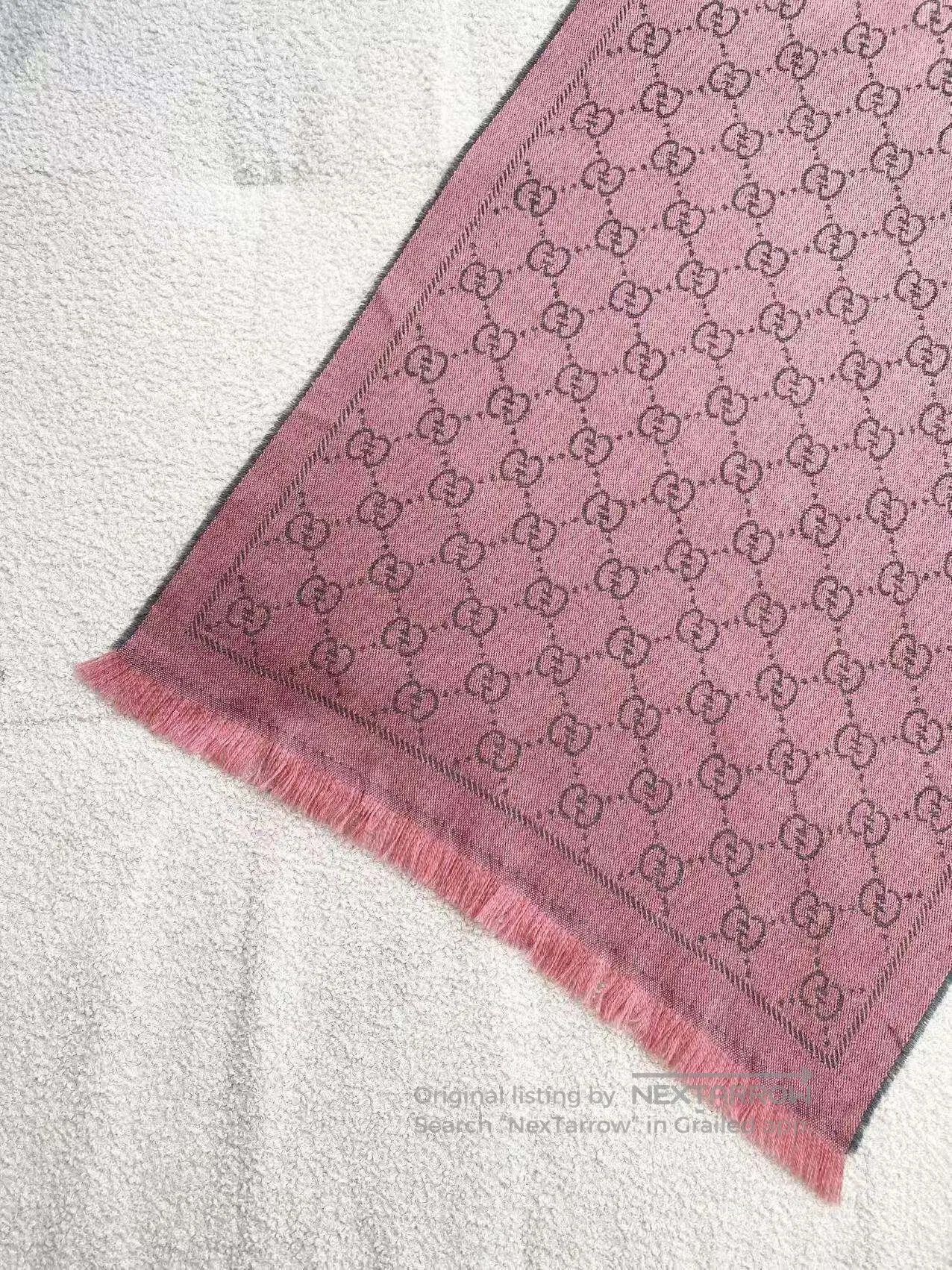 Gucci Guicci The old flower is full of tassel scarves| Size ONE SIZE - 4 Thumbnail