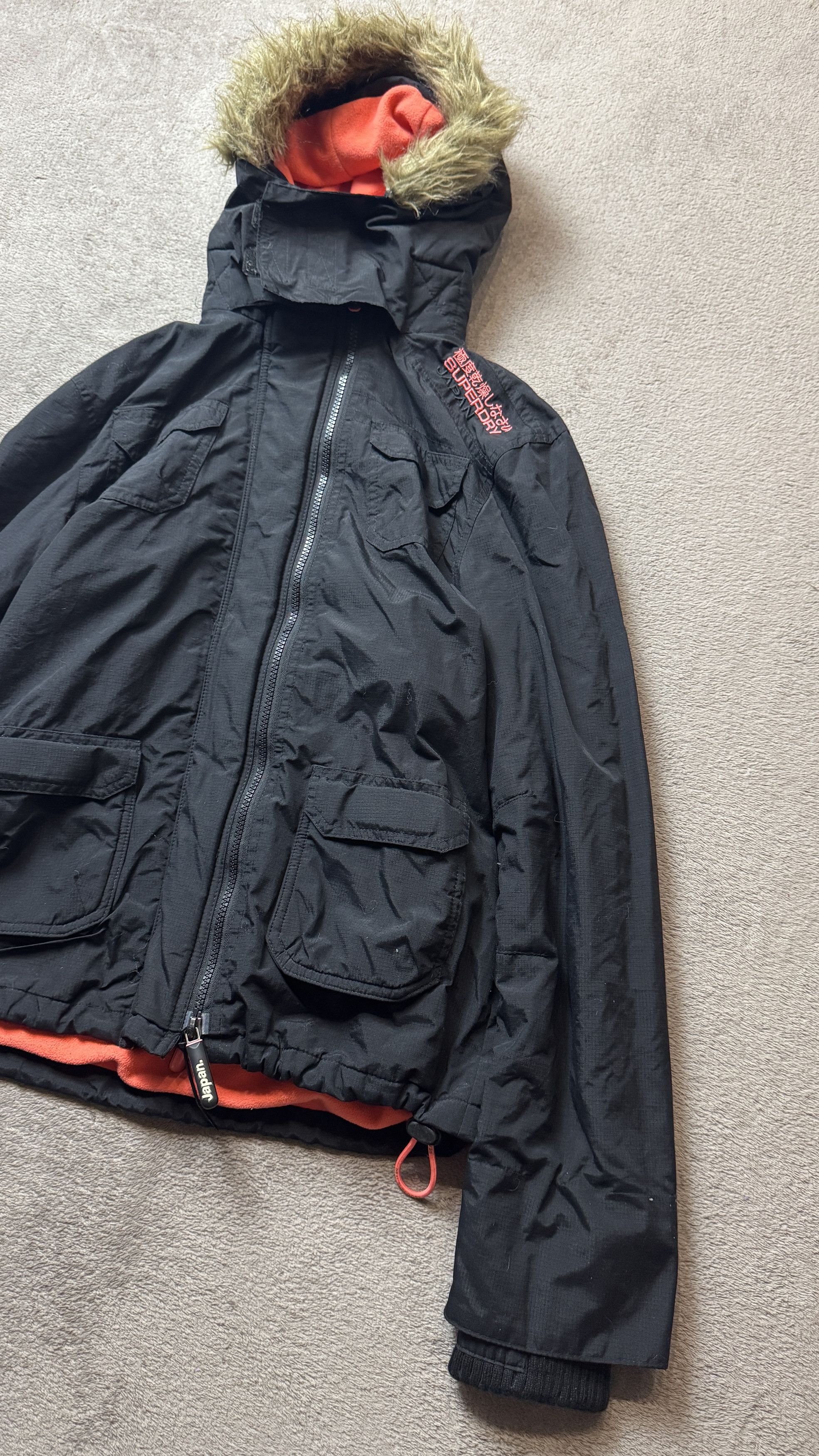 Japanese Brand Superdry Y2K Faux Fur Hood Ski Jacket lgb goa y-3 Size US S / EU 44-46 / 1 - 5 Thumbnail