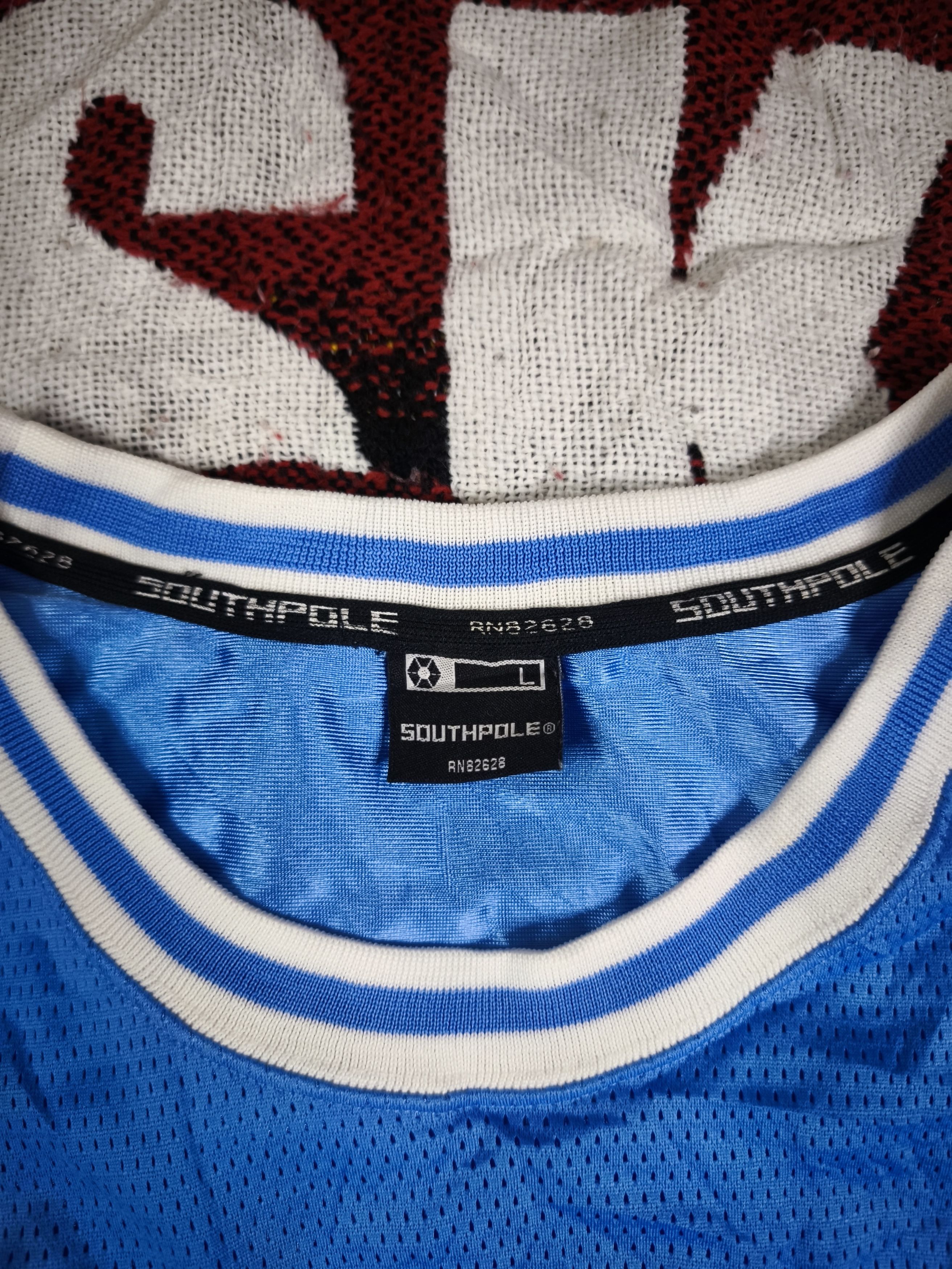 Southpole × Vintage Vintage South Pole New York Basketball Jersey Size US L / EU 52-54 / 3 - 4 Thumbnail