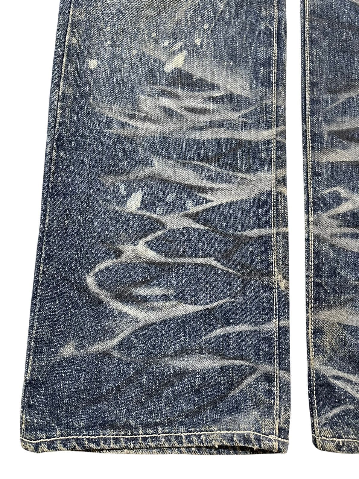 If Six Was Nine Vintage Japanese Brand Claw Mark Wash Style Jeans Size US 32 / EU 48 - 7 Thumbnail