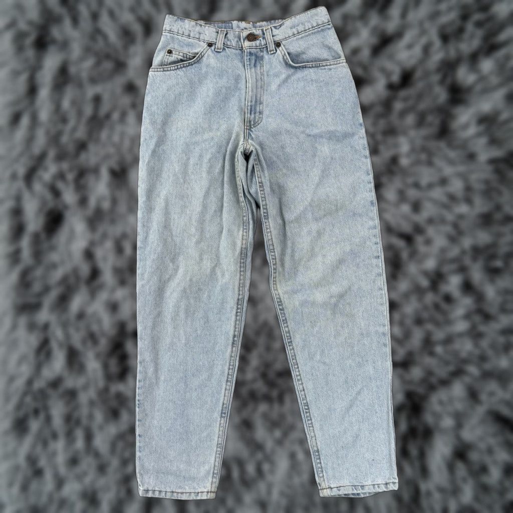Levi's VINTAGE Levi's 550 Jeans 26x28 Blue Straight 90s Denim Orange Tab Cowboy Mens Jeans 5-Pocket Dark Wash Pattern Solid Size US 26 / EU 42 - 1 Thumbnail