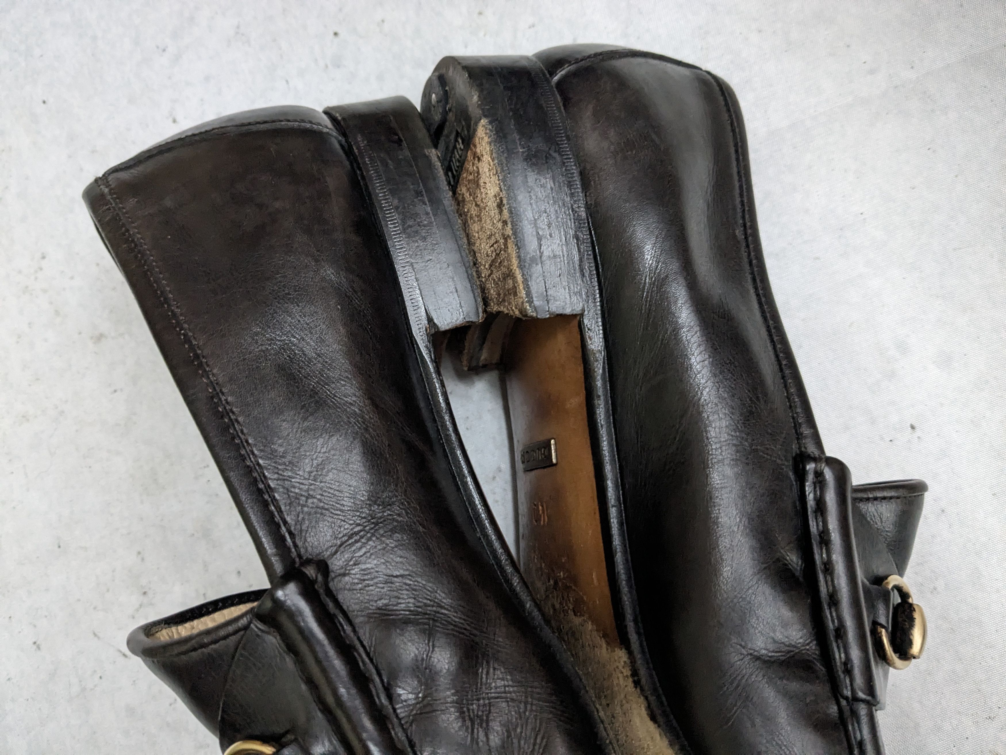 Gucci Gucci Horsebit Loafers Dark Brown 14 D Leather Size US 14 / EU 47 - 8 Thumbnail