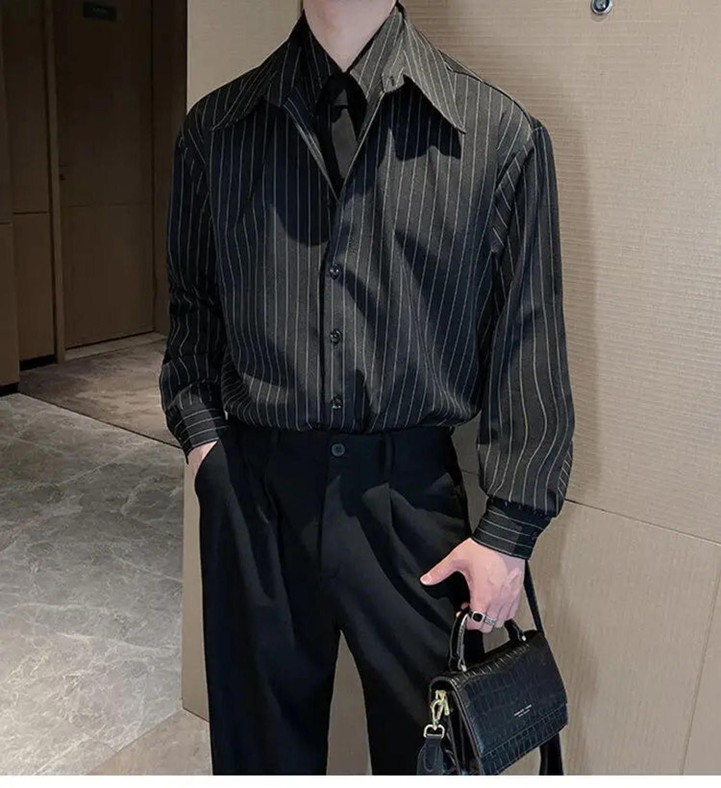 Other Double Layer Pinstripe Shirt Size US M / EU 48-50 / 2 - 6 Thumbnail