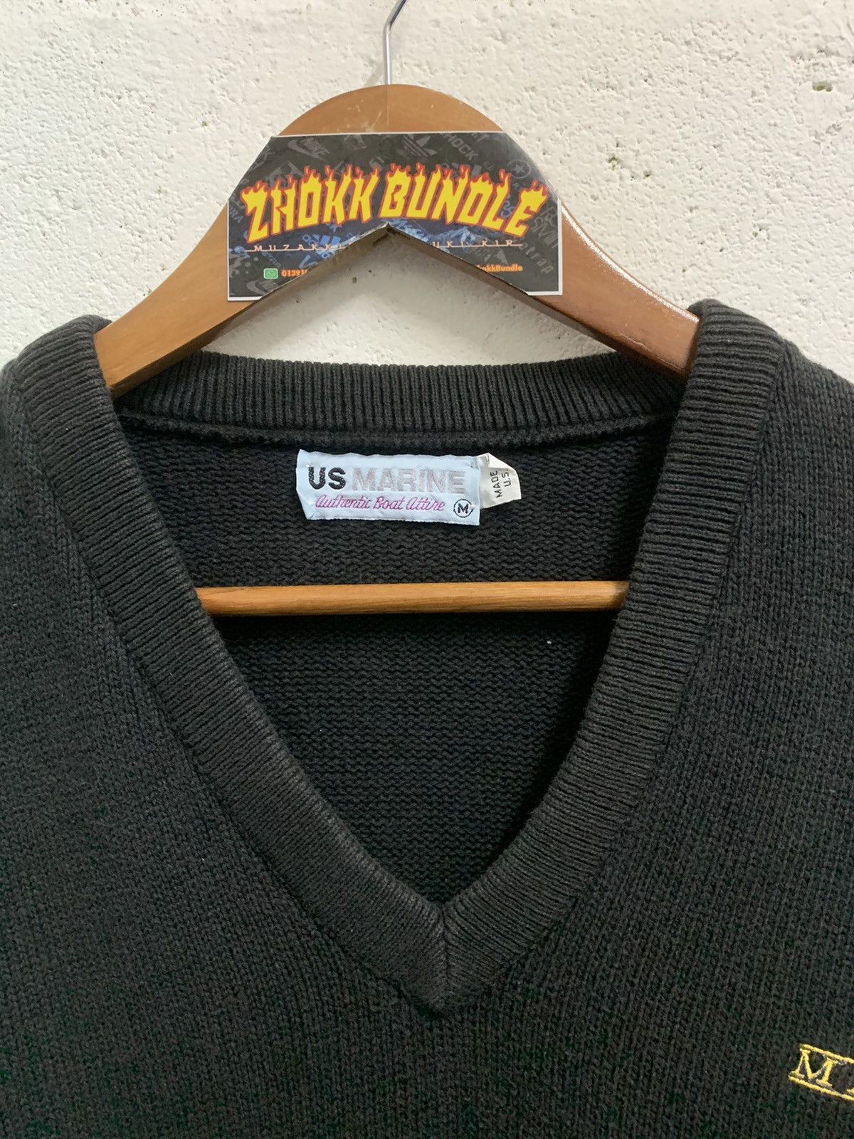 Vintage Vintage 90s US Marine Sweatshirt Size US M / EU 48-50 / 2 - 6 Thumbnail
