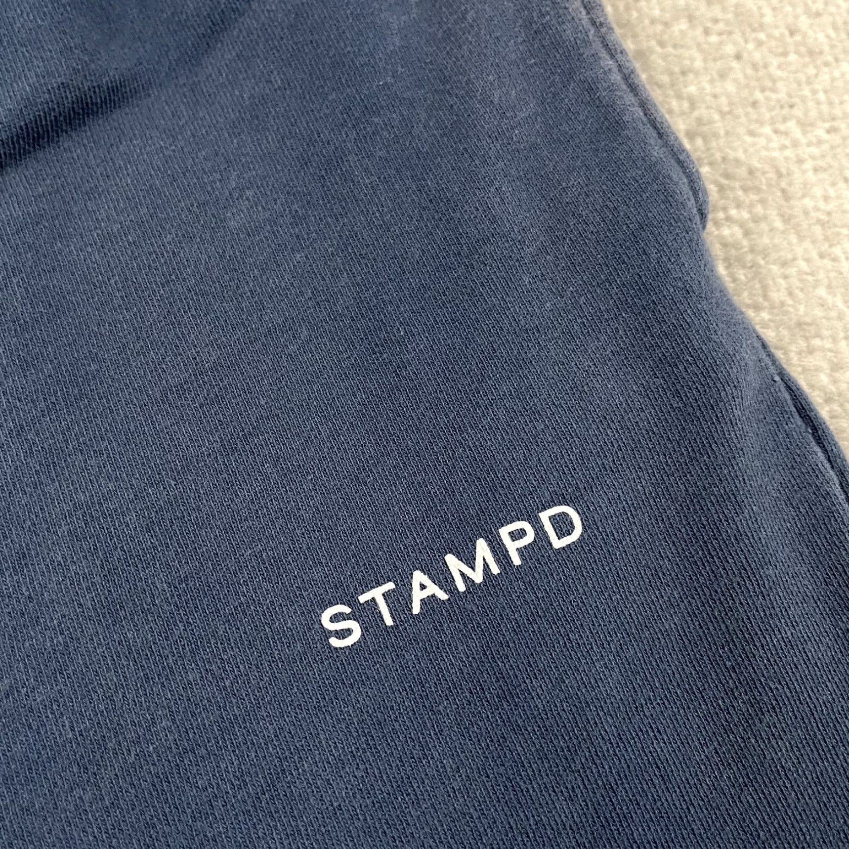 Stampd Stampd Cargo Sweat Shorts Men XL / 10" Blue Fleece Streetwear Hip Hop Sweat Shorts Size US 36 / EU 52 - 3 Thumbnail