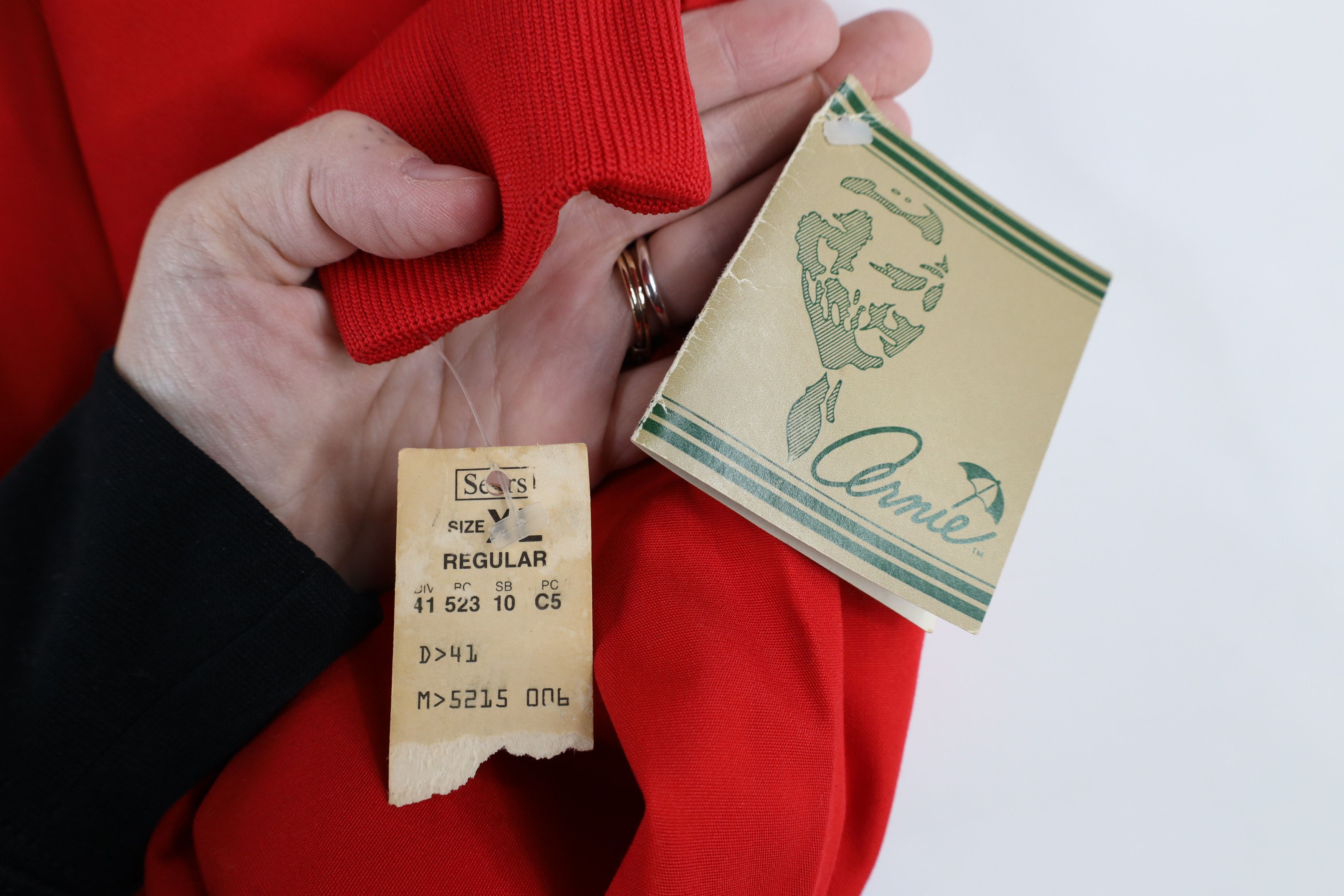 Vintage Deadstock Vintage 70s Streetwear Racer Bomber Jacket Red Size US XL / EU 56 / 4 - 4 Thumbnail