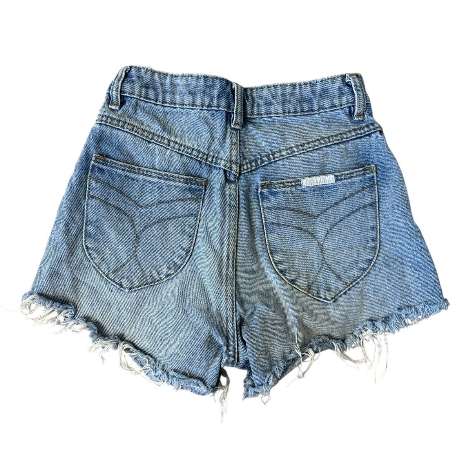 Rolla's ROLLA’S Dusters High Rise Slim Shorts G’Day Mate Aussie 5 23 Size 23" - 5 Thumbnail
