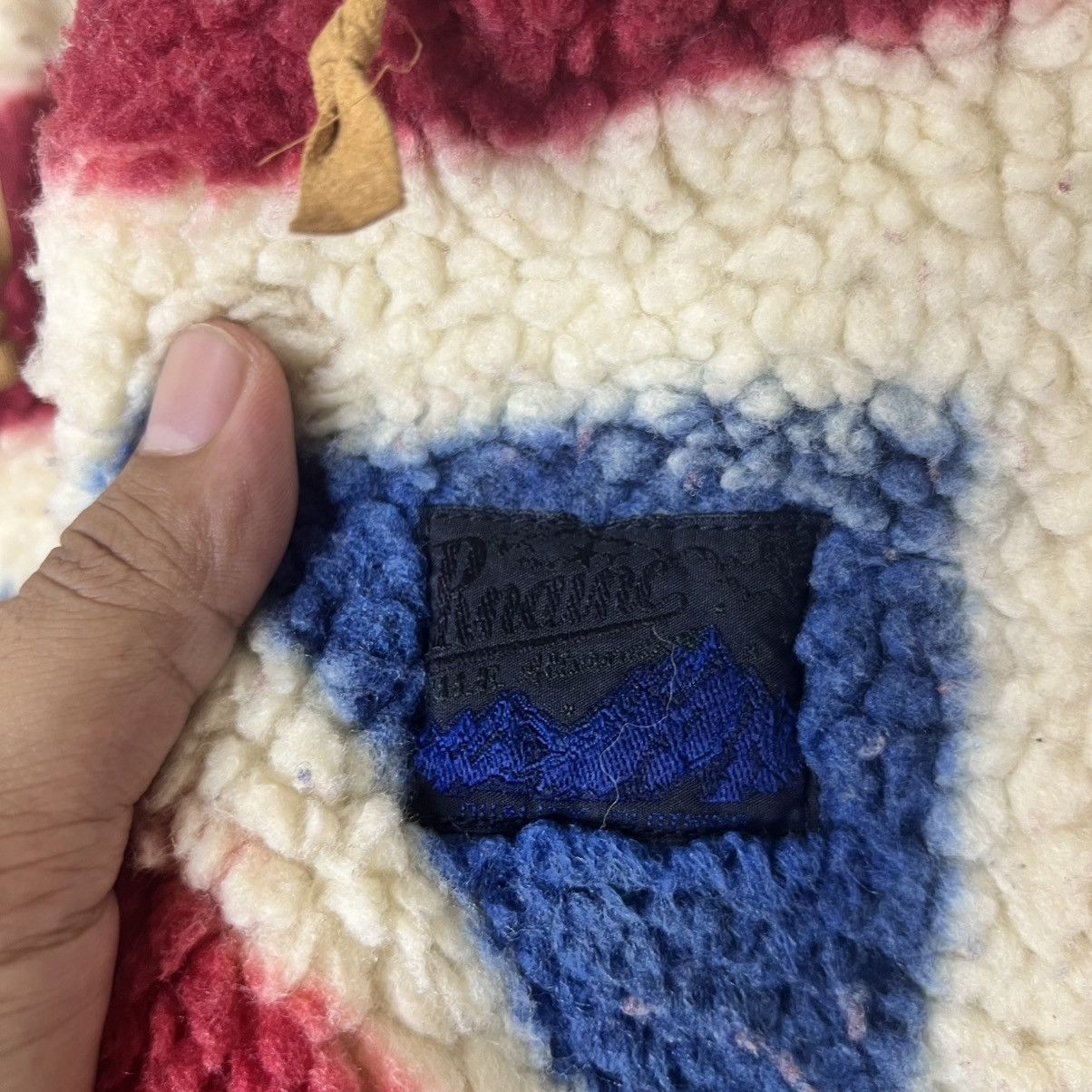 If Six Was Nine RNA Bold Graphic Union Jack Flag hooded Sherpa Fleece Vest Size US M / EU 48-50 / 2 - 5 Thumbnail