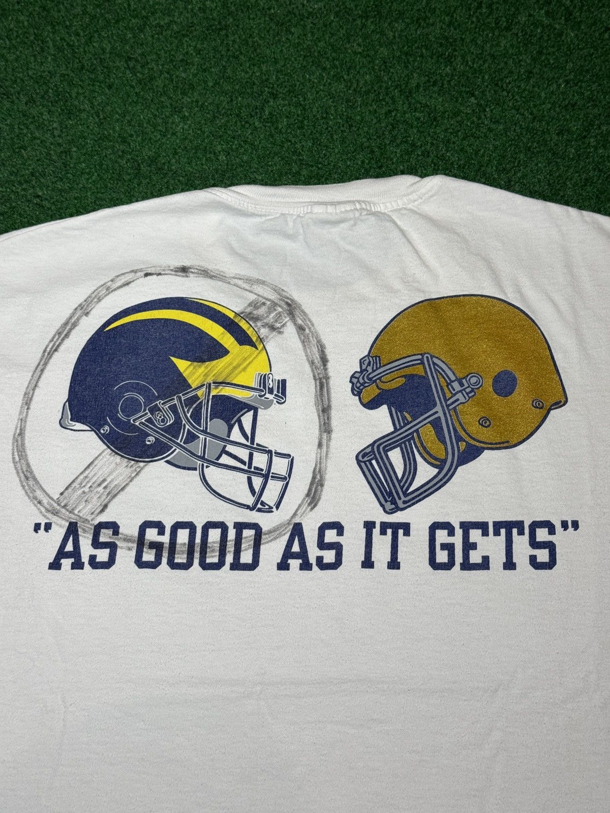 Champion Notre Dame Irish Football 90s College Football XLT Shirt Size US XL / EU 56 / 4 - 2 Thumbnail