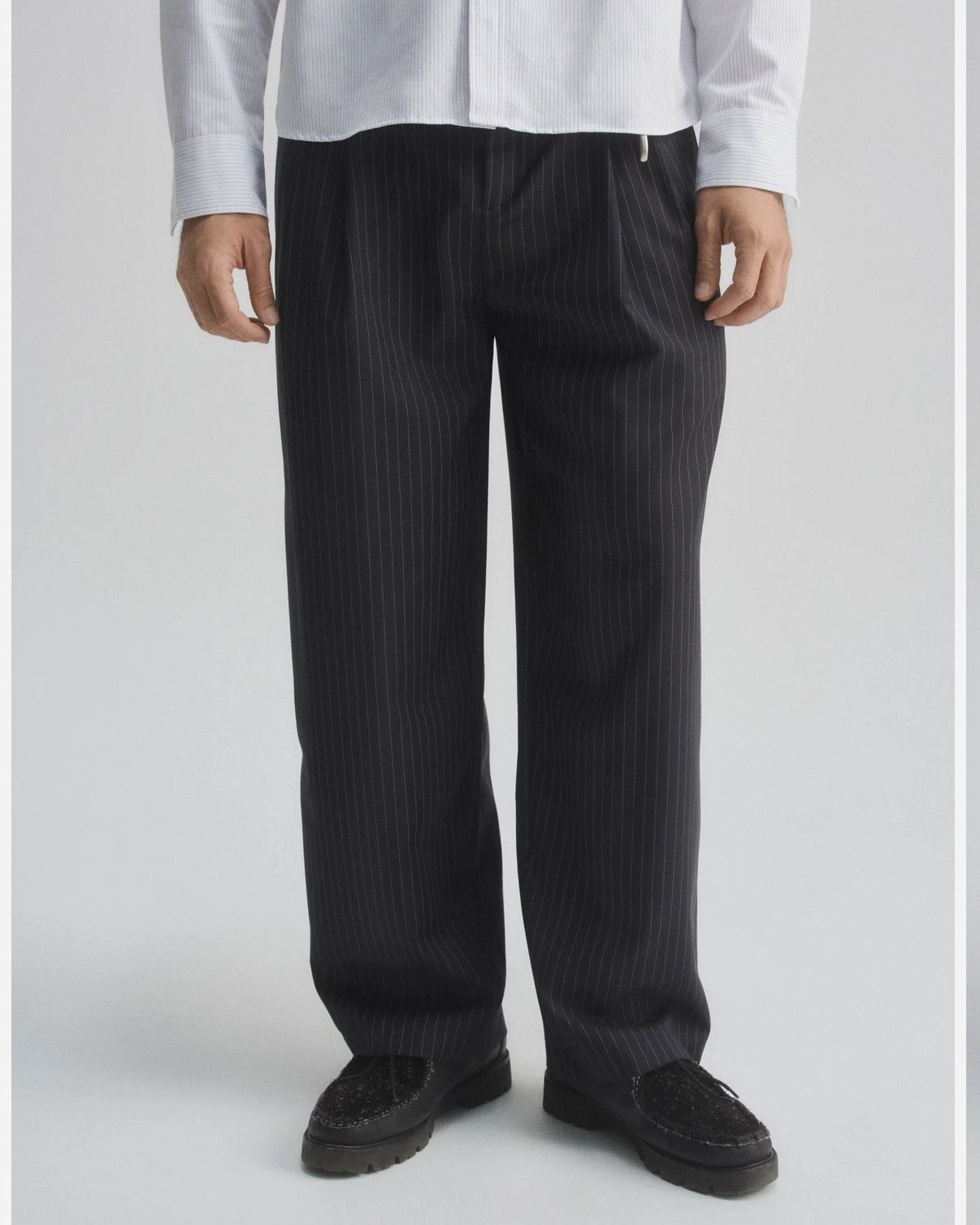 Other Wide Leg Wool Trouser - La Corsia Size US 30 / EU 46 - 5 Thumbnail