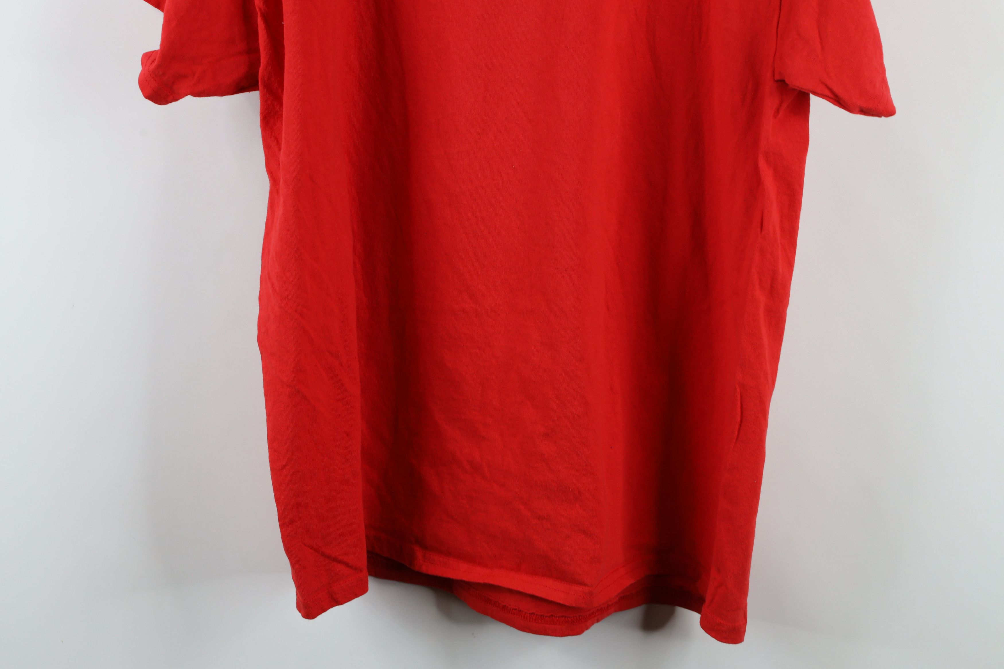 Vintage Vintage 90s Pornstar Skateboarding Spell Out T-Shirt Red Size US L / EU 52-54 / 3 - 8 Thumbnail
