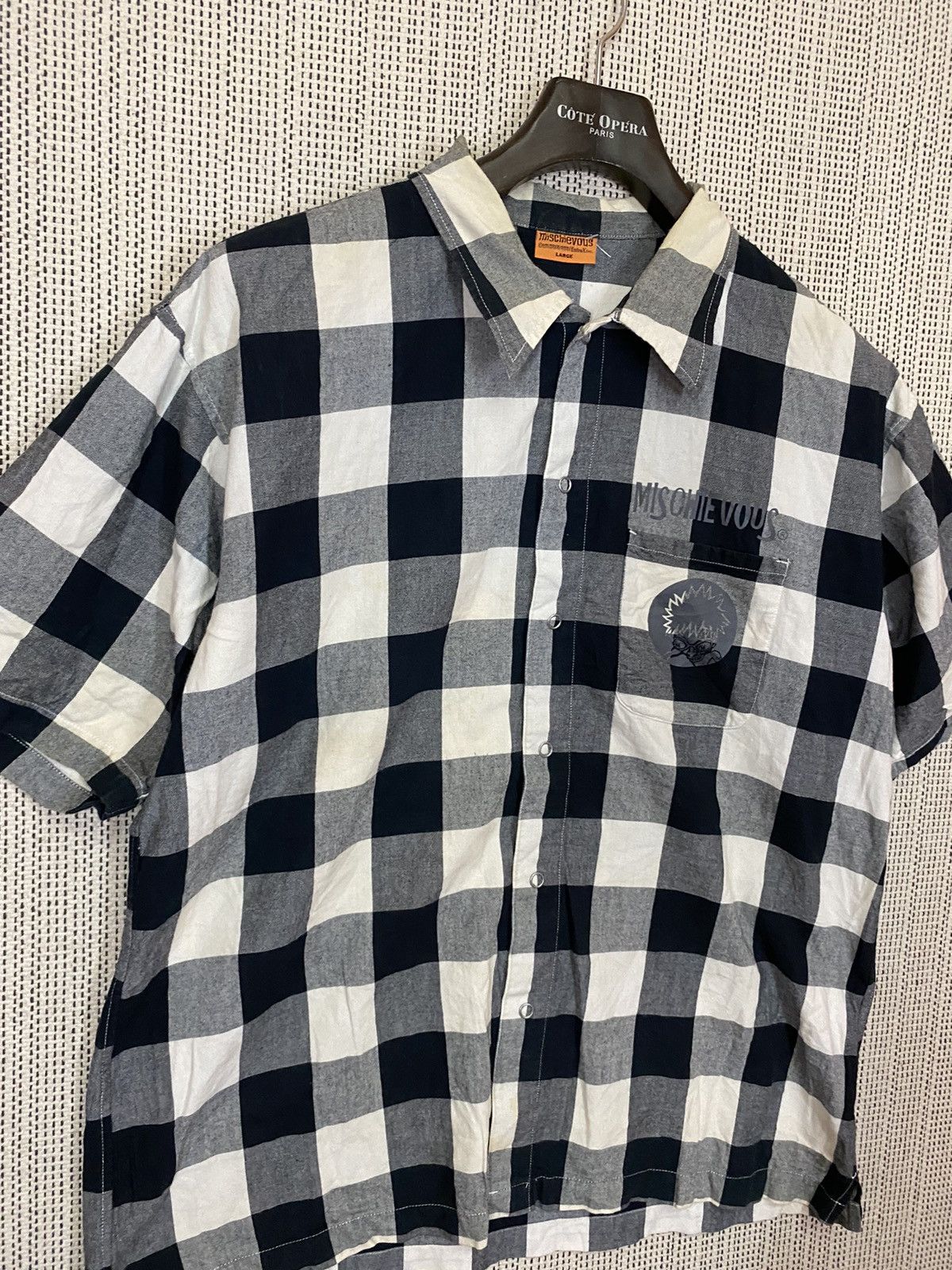 Anime × Japanese Brand × Vintage Mischievous big printed shirt button ups Size US L / EU 52-54 / 3 - 6 Thumbnail