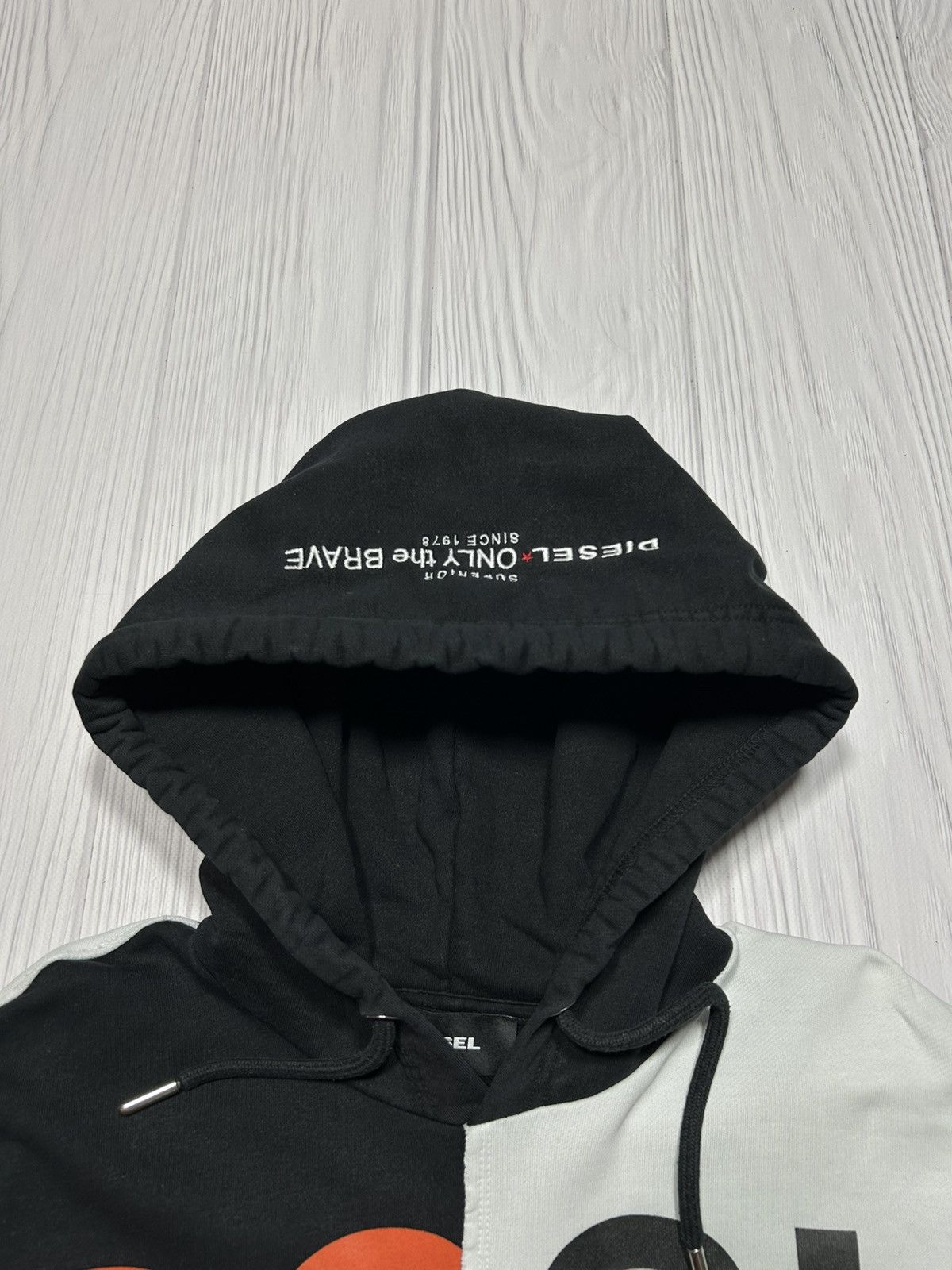 Diesel Rare Diesel Brave Division Big Logo Patch Hoodie Size S Size US S / EU 44-46 / 1 - 8 Thumbnail
