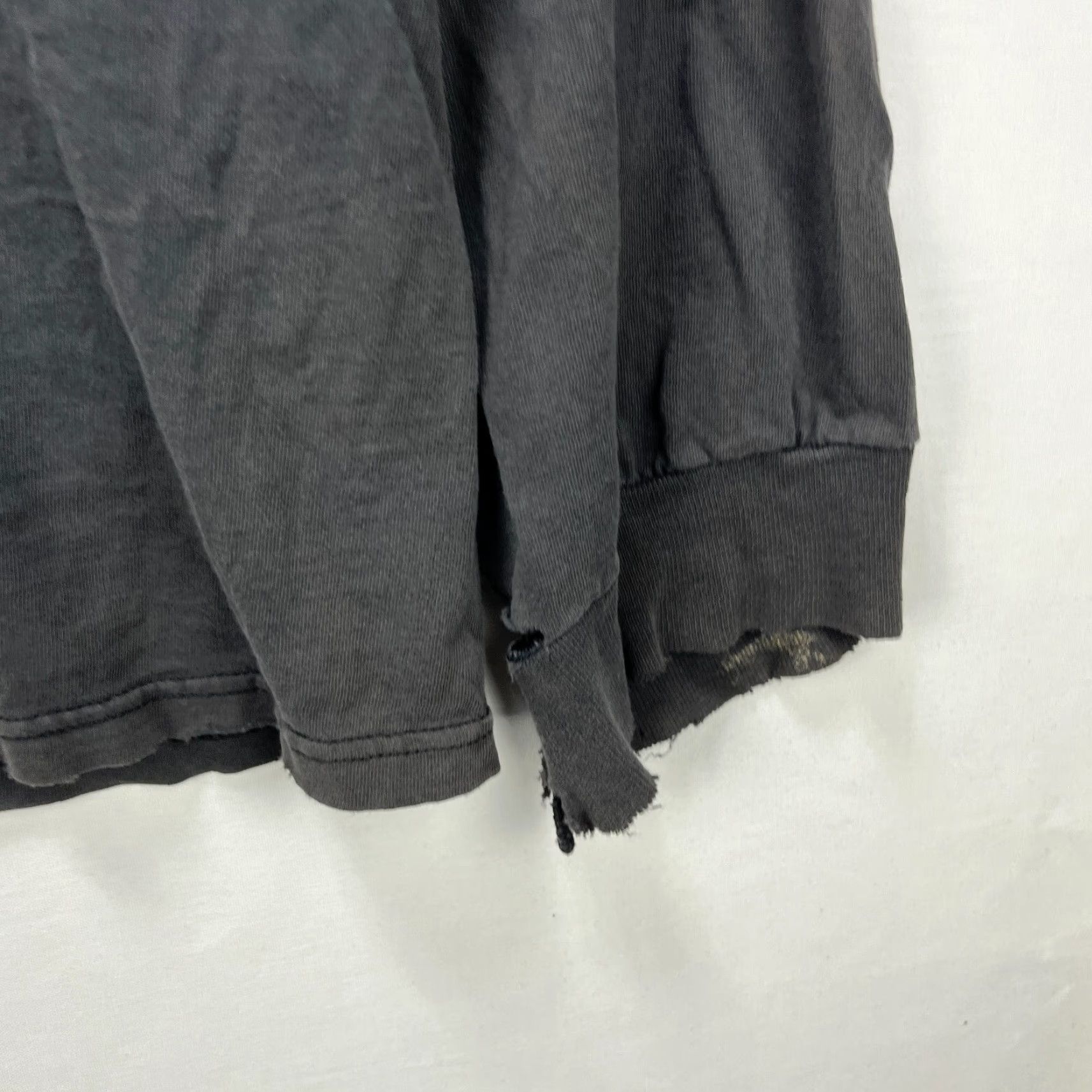 Nike VINTAGE Nike Mid Swoosh Faded Longsleeve Shirt 2XL Black 90s Mens Size US XXL / EU 58 / 5 - 4 Thumbnail