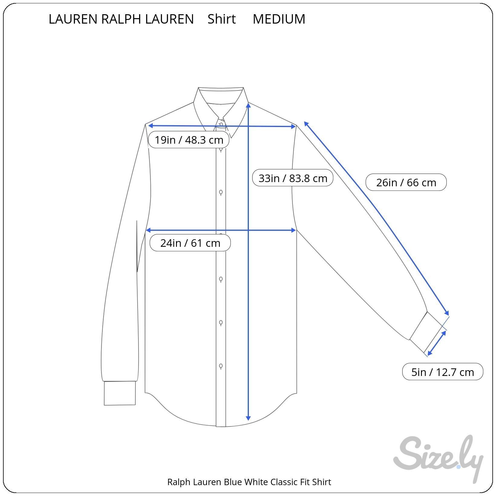 Lauren Ralph Lauren Lauren Ralph Lauren Blue White Gingham Classic Shirt M Size US M / EU 48-50 / 2 - 6 Thumbnail