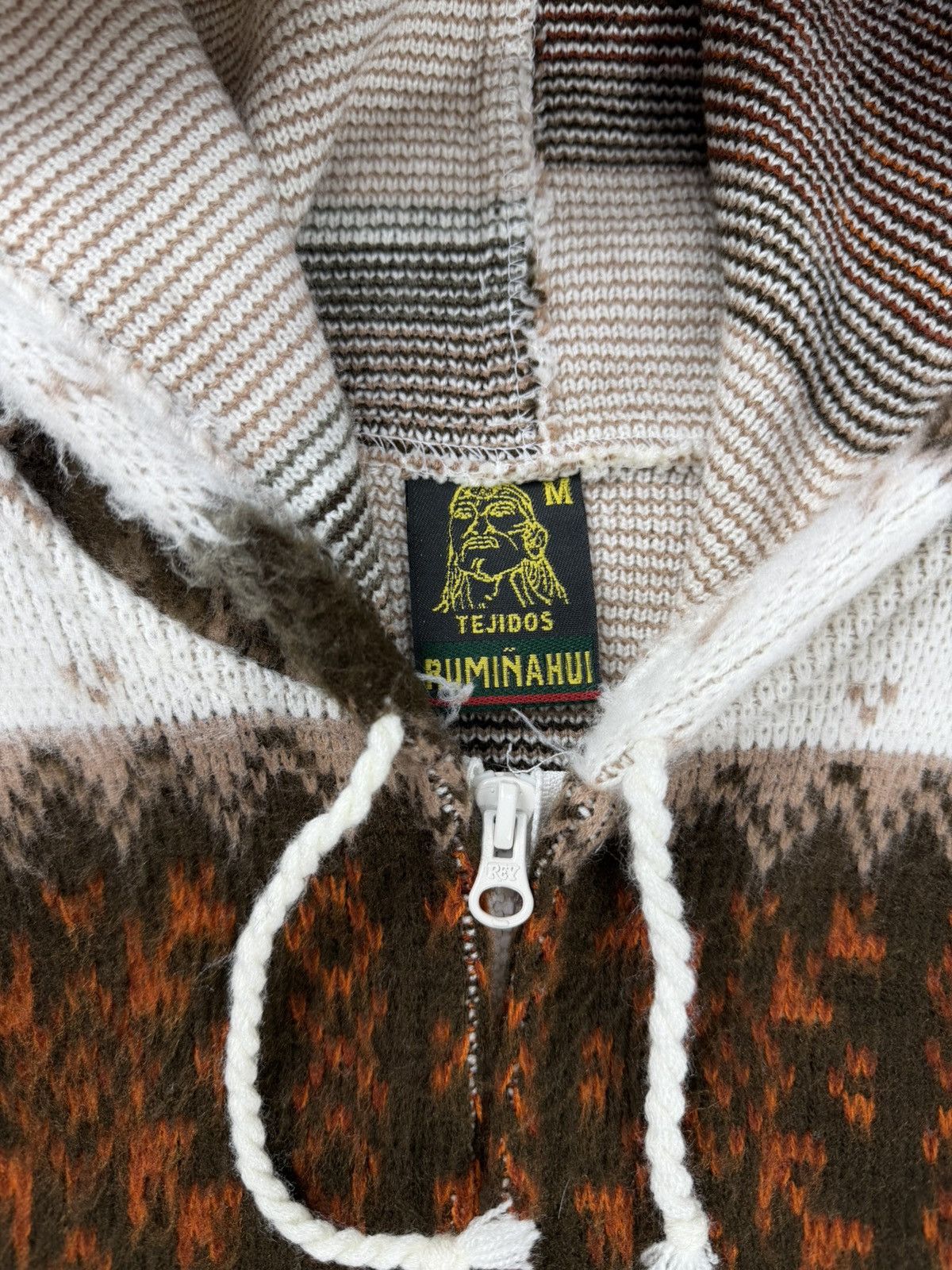 Other Tejidos Ruminahui Ecuador Llama Pattern Wool Hoodie M Size US M / EU 48-50 / 2 - 7 Thumbnail
