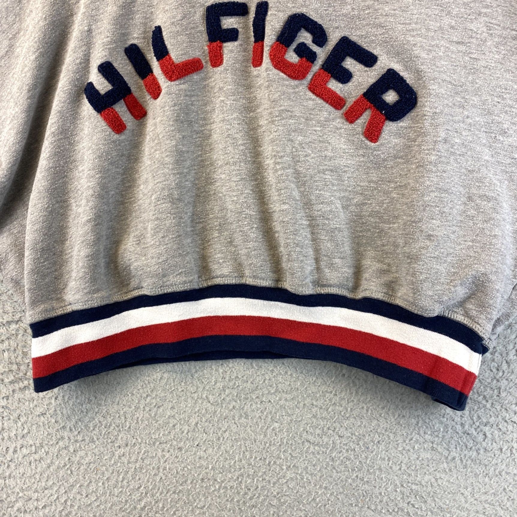 Tommy Hilfiger Tommy Hilfiger Logo Cropped Sweatshirt Women Color Gray Size M 46-41 Size M / US 6-8 / IT 42-44 - 3 Thumbnail
