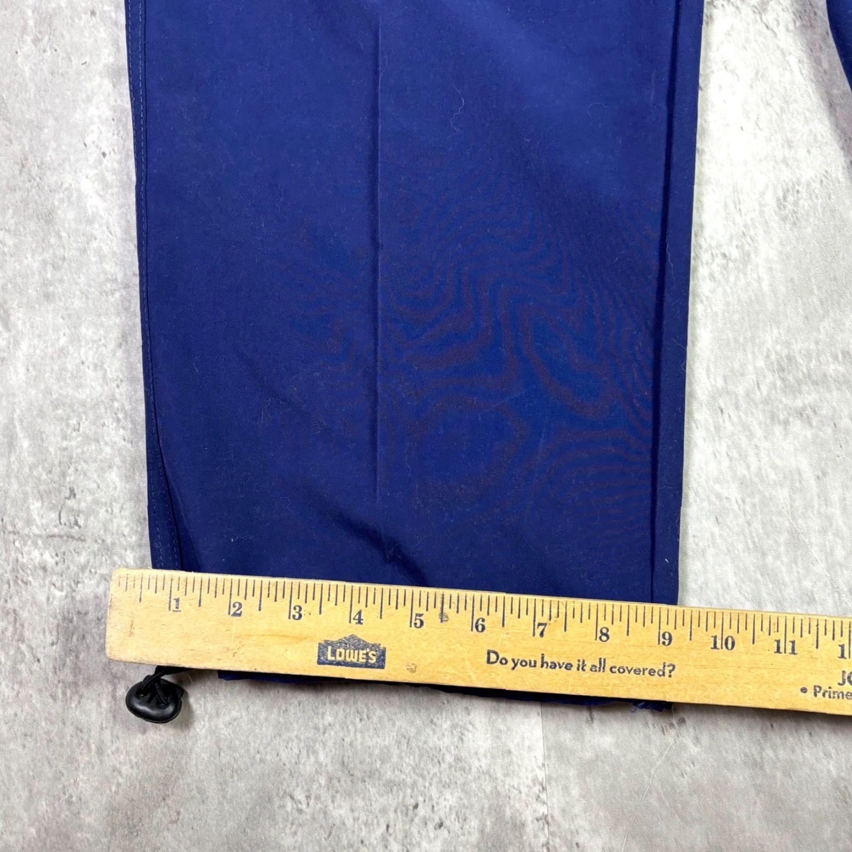 Burnside Burnside Cargo Pants Drawstring Hem Adjustable Waist 32x32 Navy Blue 90s Mens Pants Size US 32 / EU 48 - 4 Thumbnail