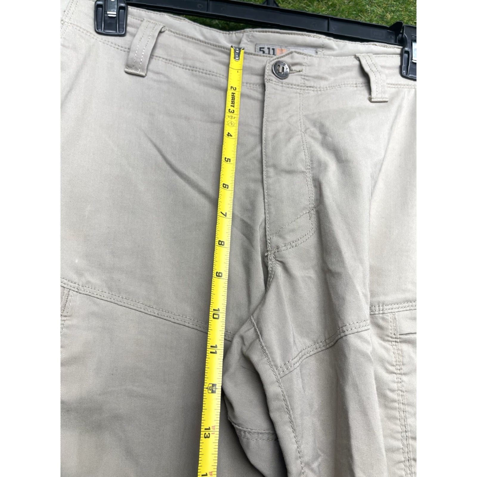 Vintage 5.11 Tactical Pants Mens 38x30 Beige Cargo Ripstop Workwear Taclite Pro Y2K 90s Size US 38 / EU 54 - 7 Thumbnail
